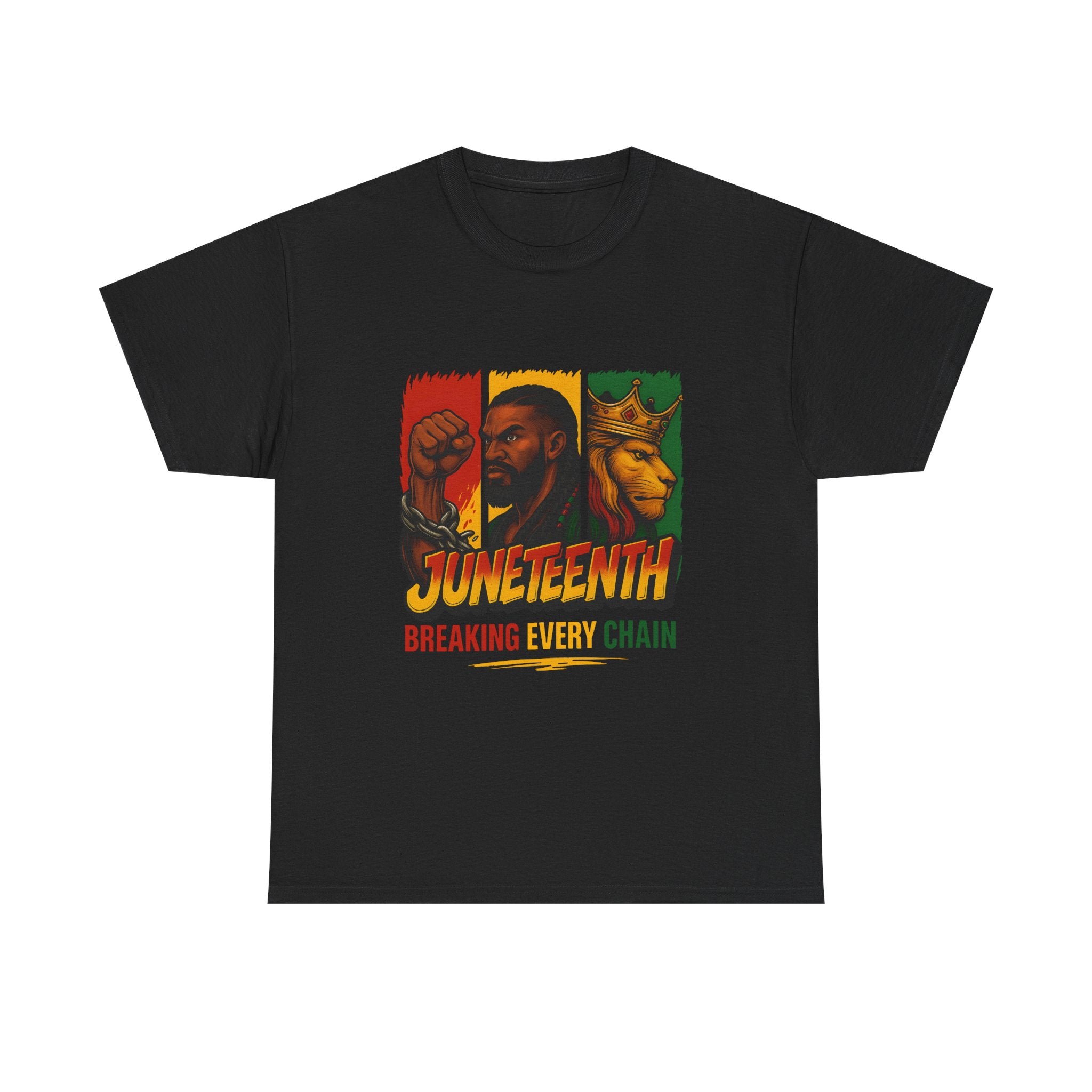 Juneteenth T-Shirt — "Breaking Every Chain" Black History Celebration Tee