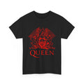 Queen Band Logo T‑Shirt — Red Crest Vintage Rock Tee