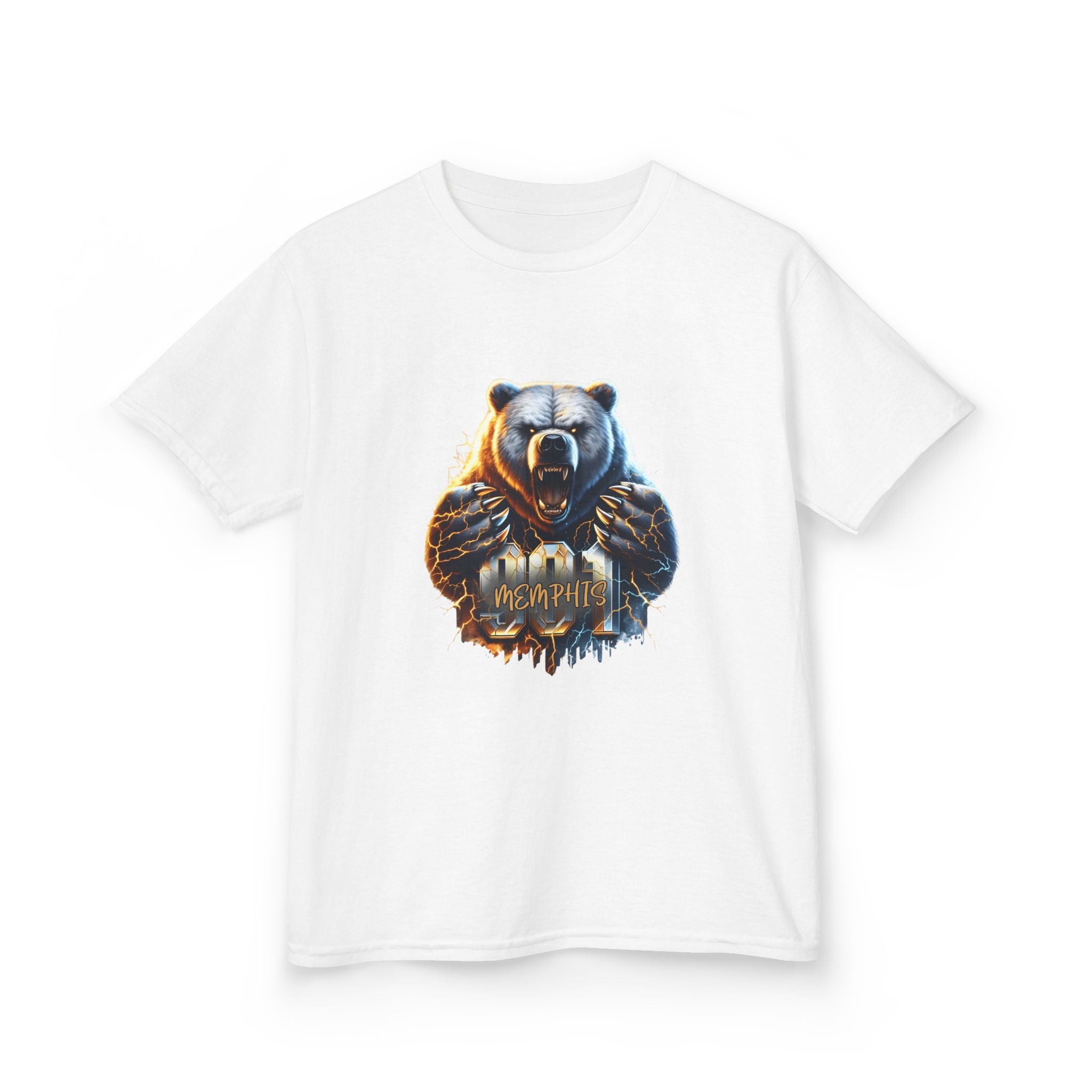Kids Bear Graphic Tee — Mountain Bear Adventure Shirt