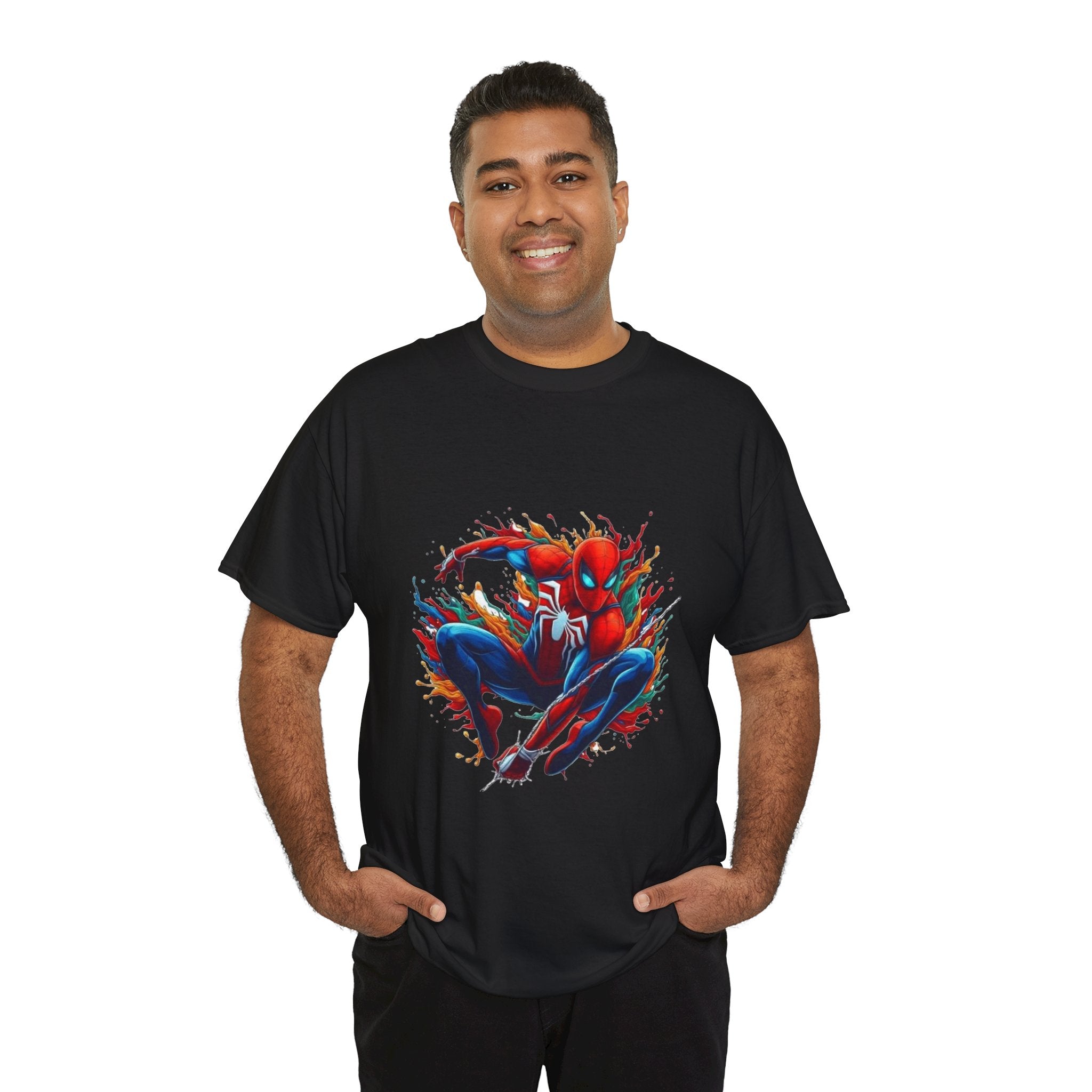 Spider-Man T-Shirt — Dynamic Comic Style Web-Slinger Graphic Tee