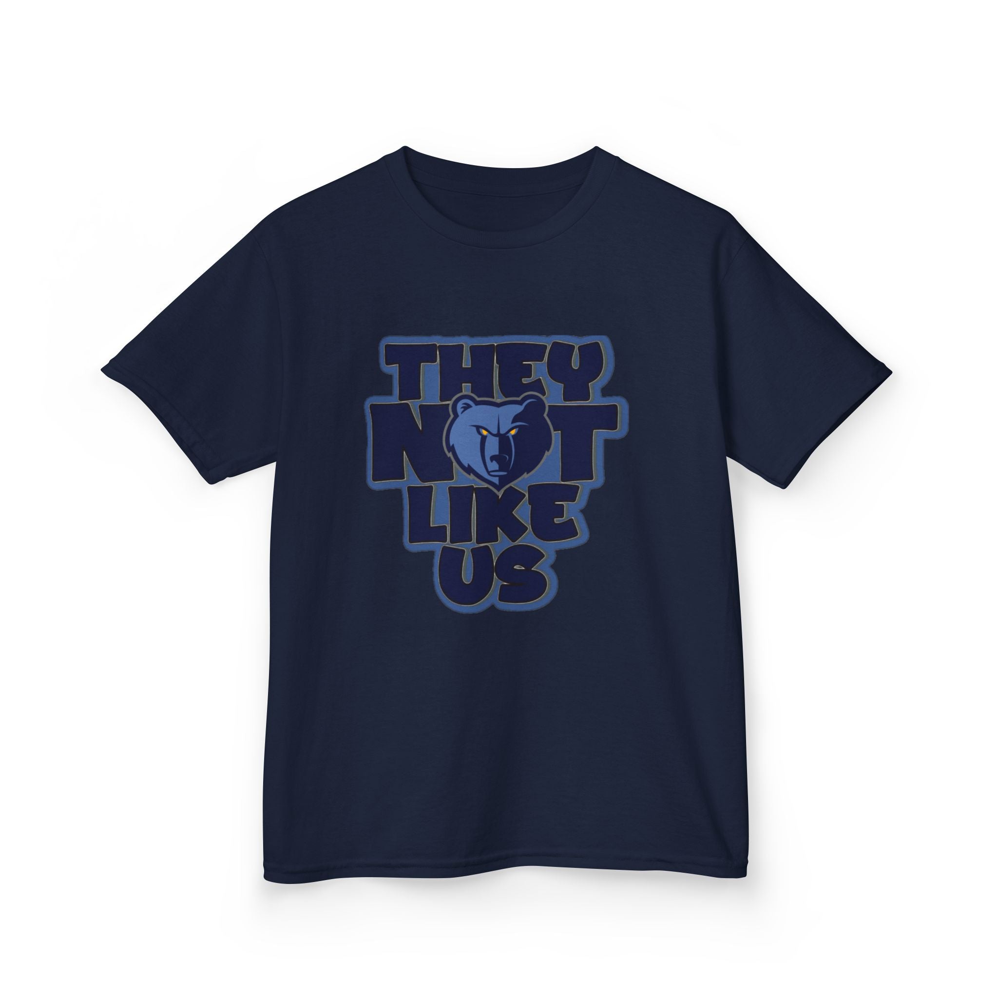 Kids 'They Not Like Us' Graphic Tee - Playful Sports Mascot Shirt
