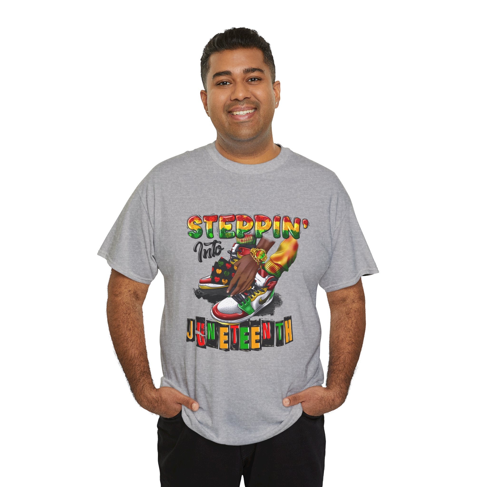 Steppin' Into Juneteenth Tee — Juneteenth Celebration Shirt