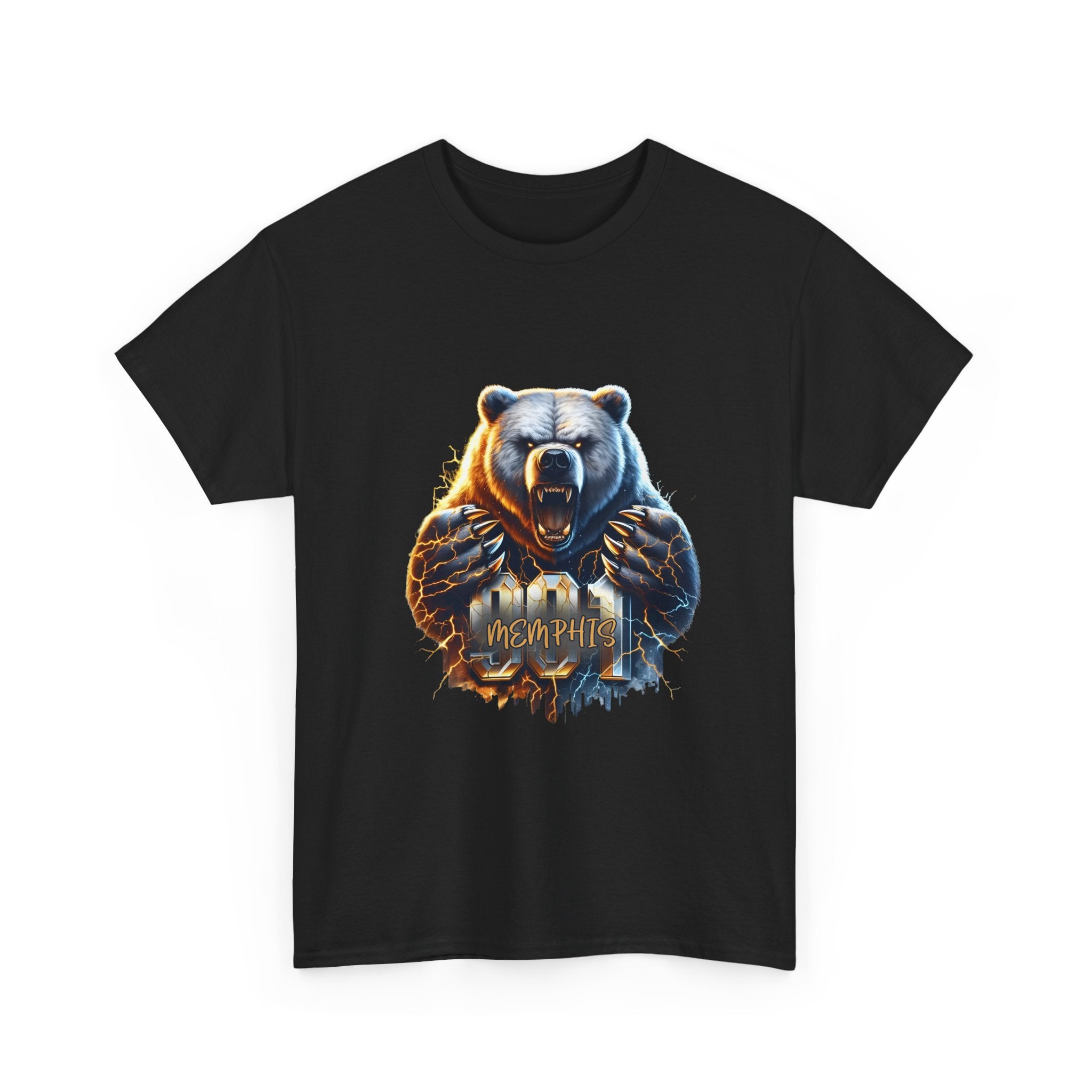 Bear Graphic Tee — Fierce Grizzly Design | Wildlife Nature Shirt