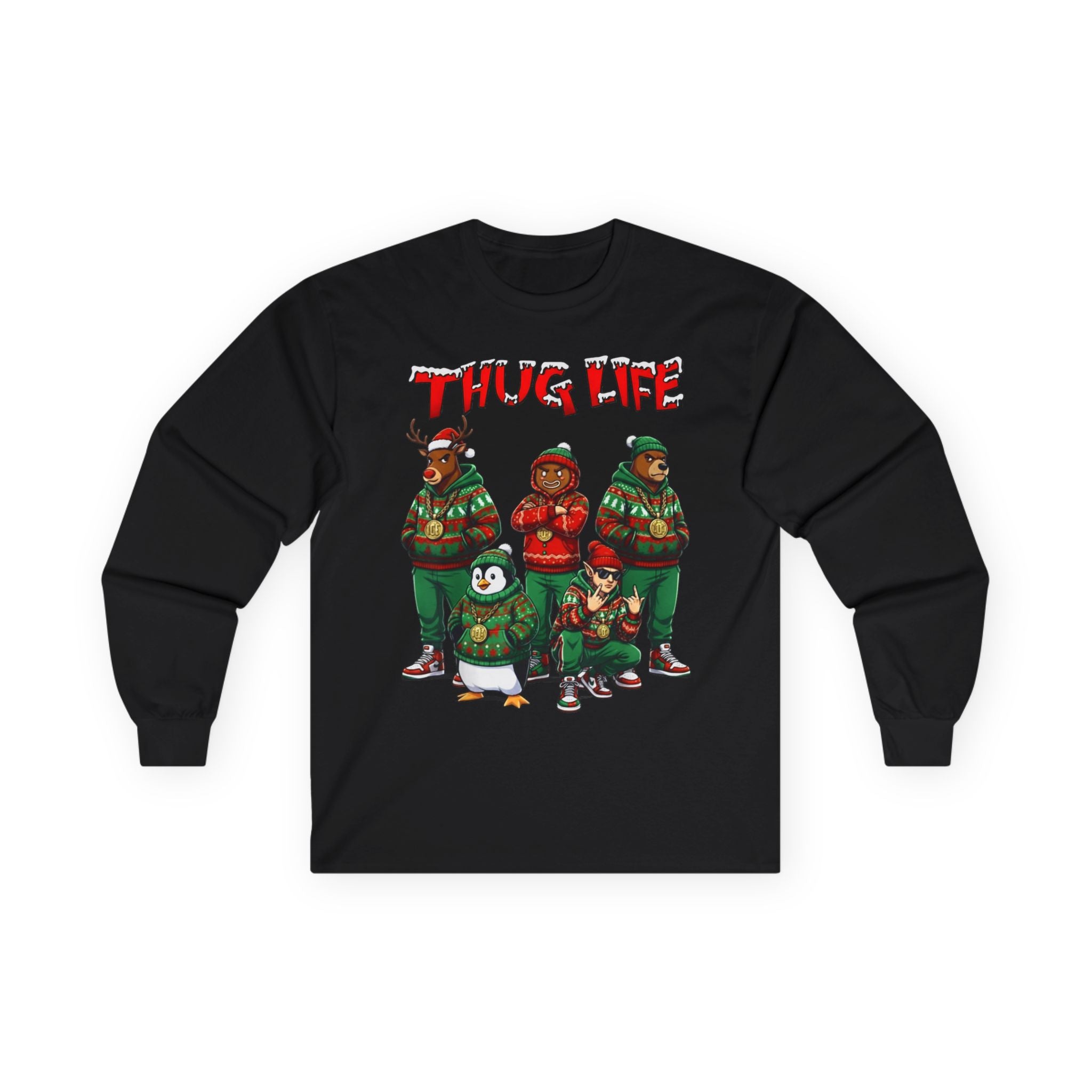 T-Life Holiday Crew Long Sleeve Tee