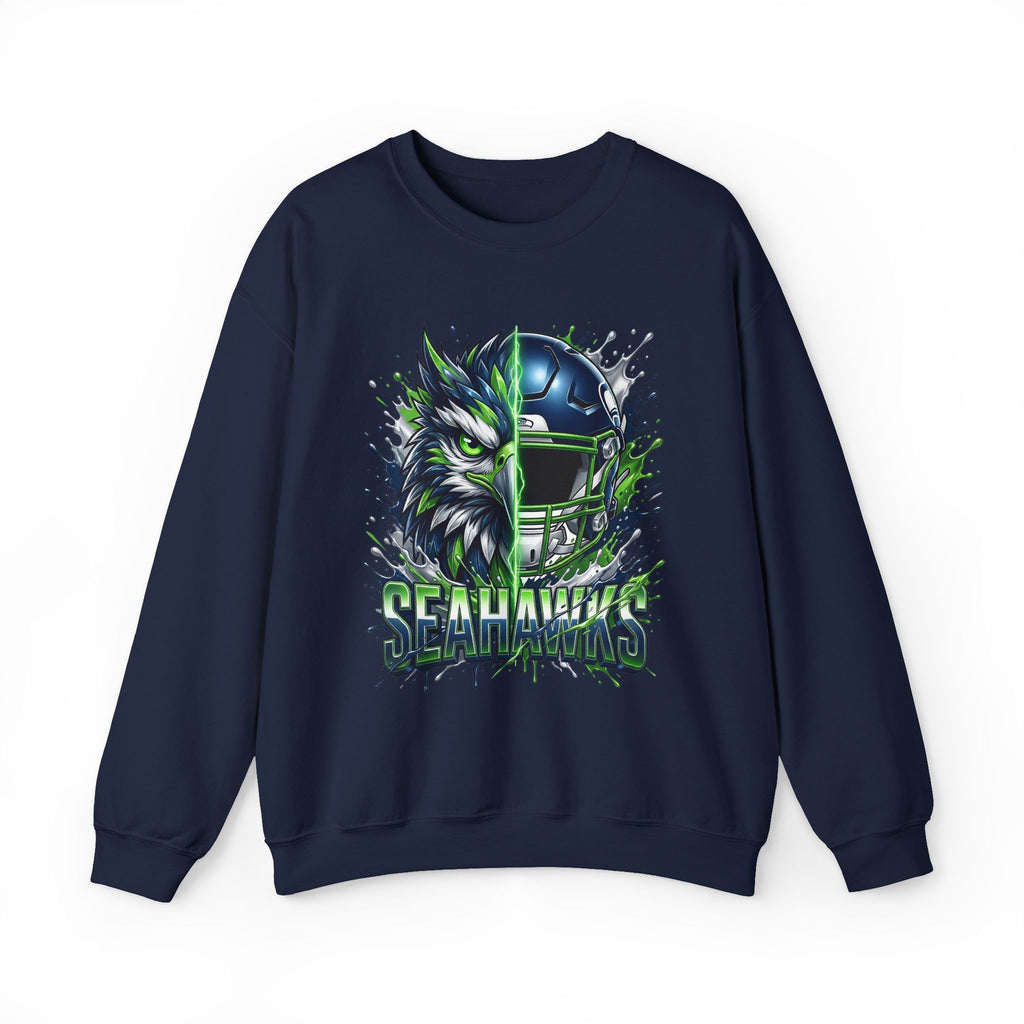 Seahawks Owl Helmet Crewneck Sweatshirt