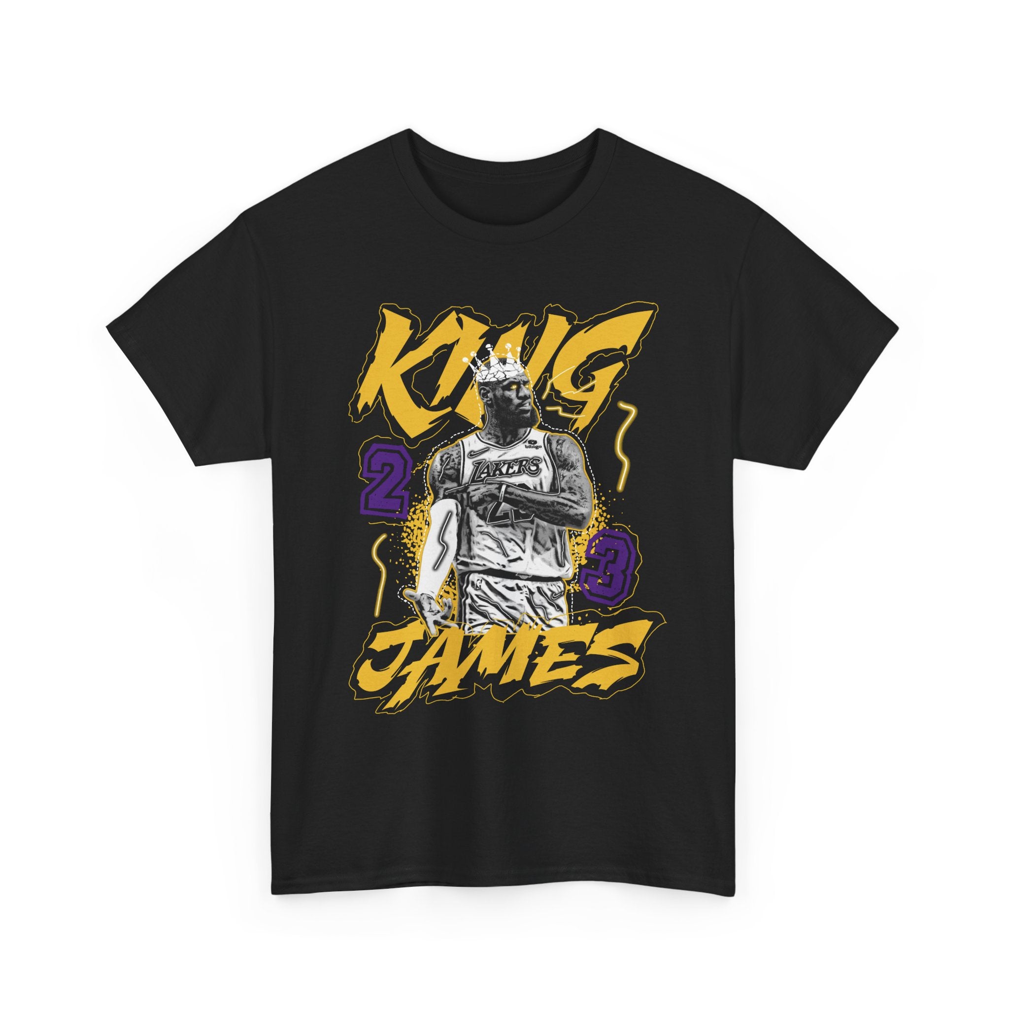 King James Basketball T-Shirt — LeBron 23 Tribute Tee