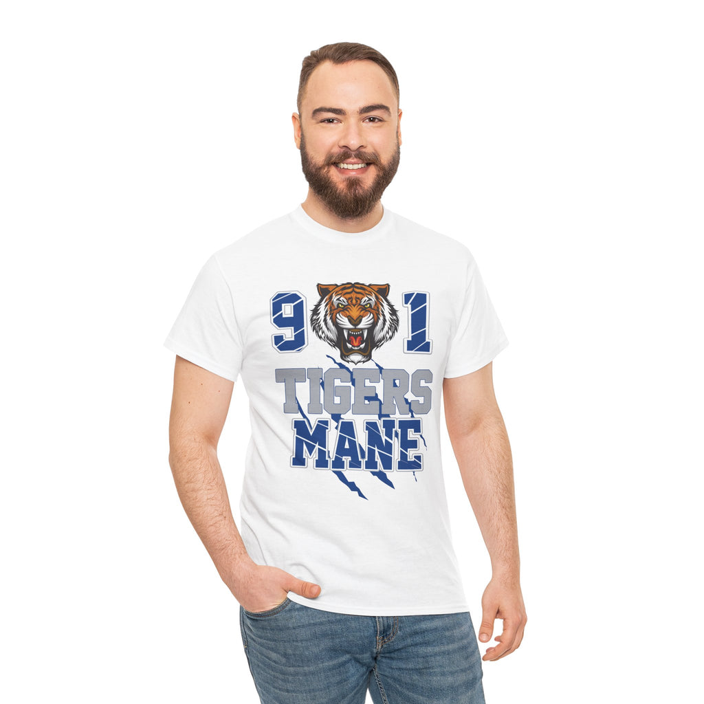 Tigers Mane Graphic T-Shirt — 901 Tiger Head College Team Tee
