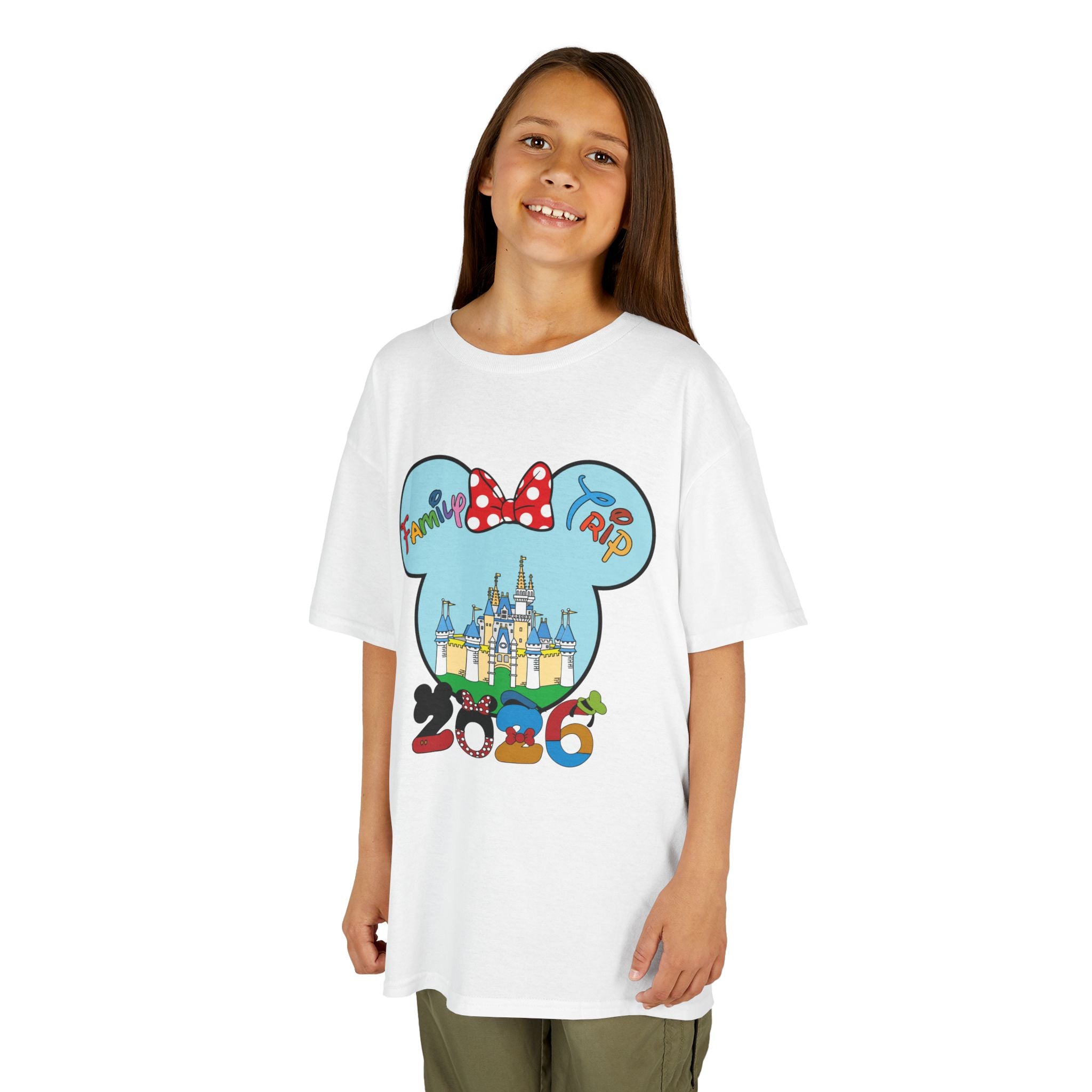 Kids Theme Park Castle 2026 T-Shirt