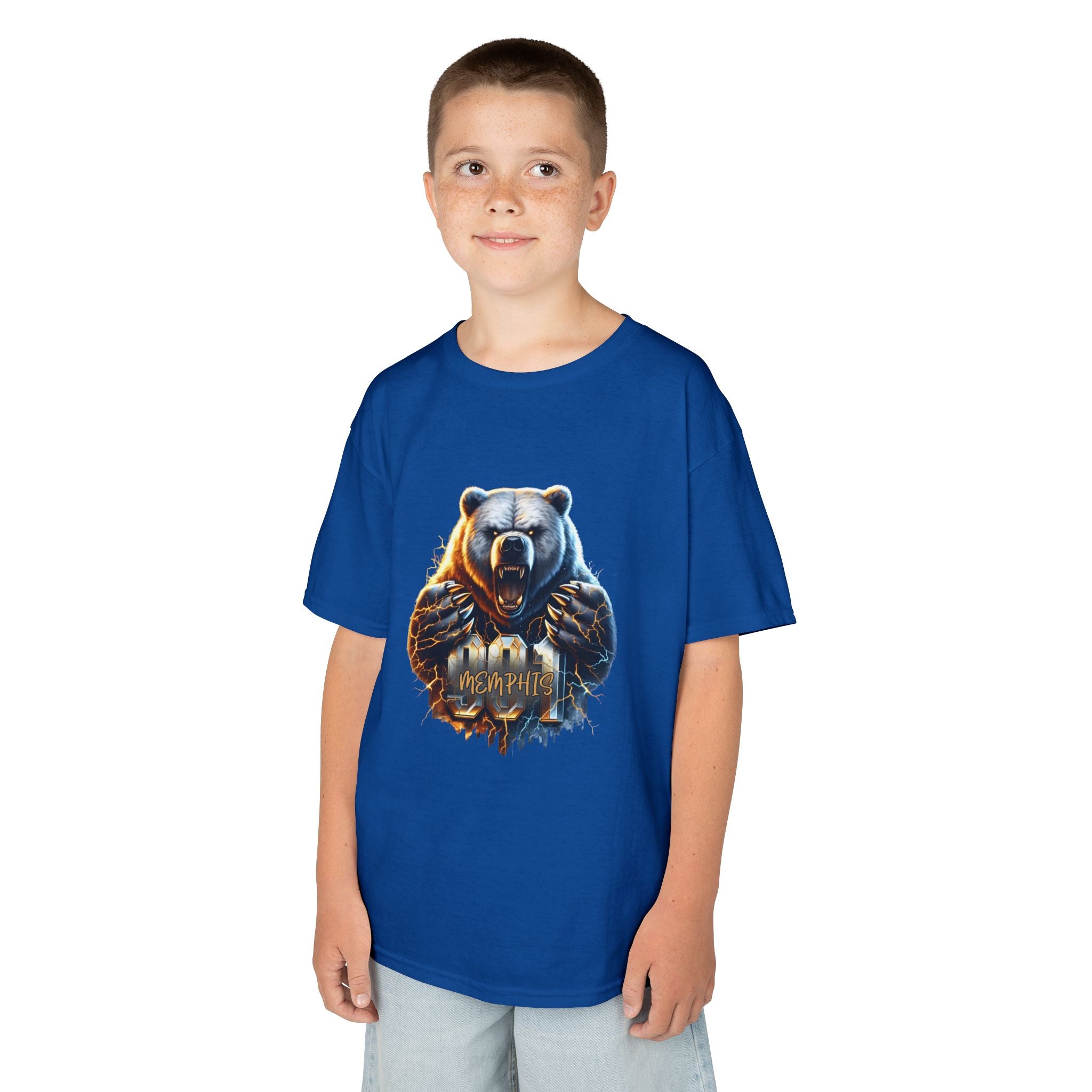 Kids Bear Graphic Tee — Mountain Bear Adventure Shirt