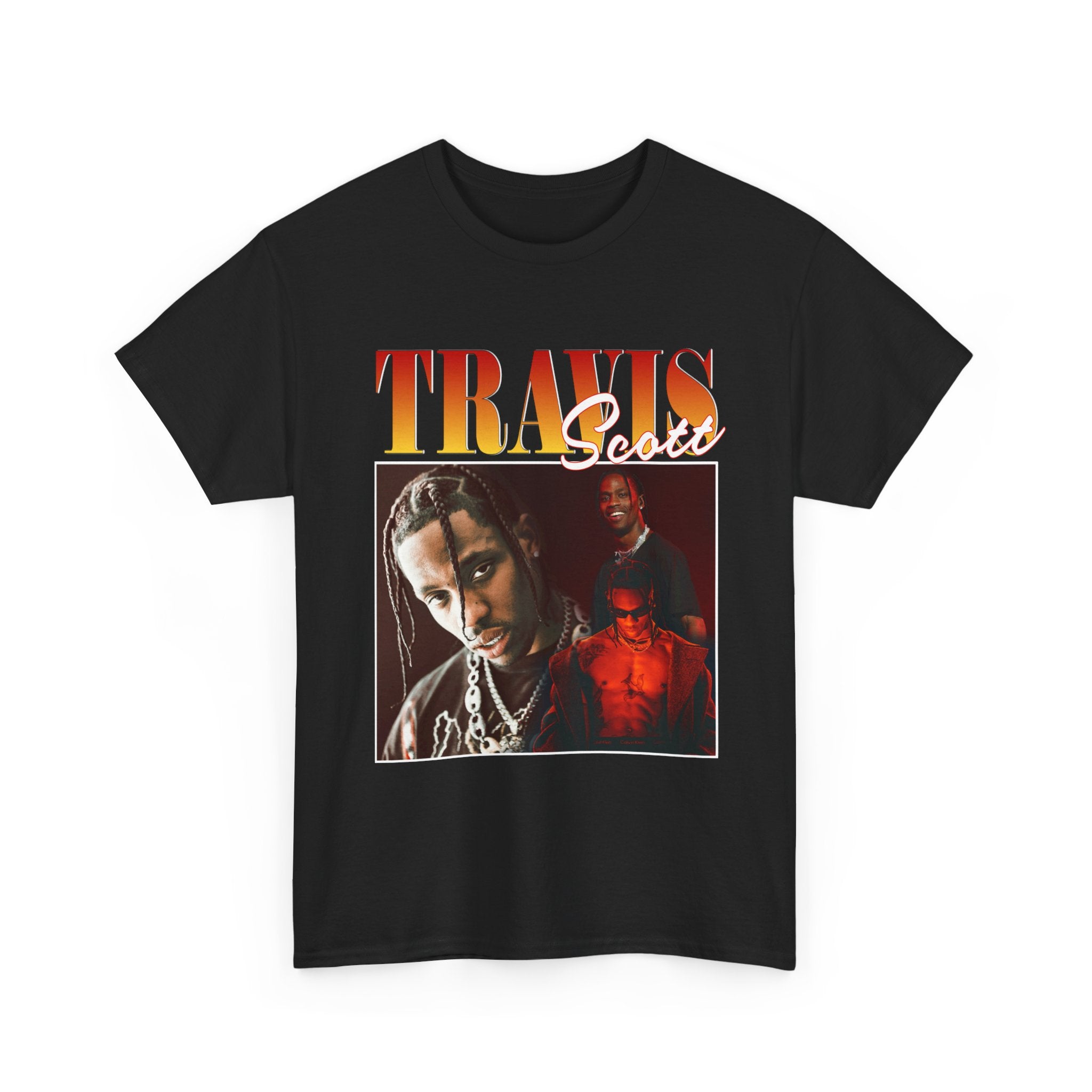 Travis Scott Graphic Tee — Vintage Tour-Style Rapper Photo Shirt