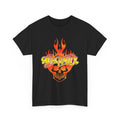 Flame Skull Tee - Rock Band Graphic T-Shirt