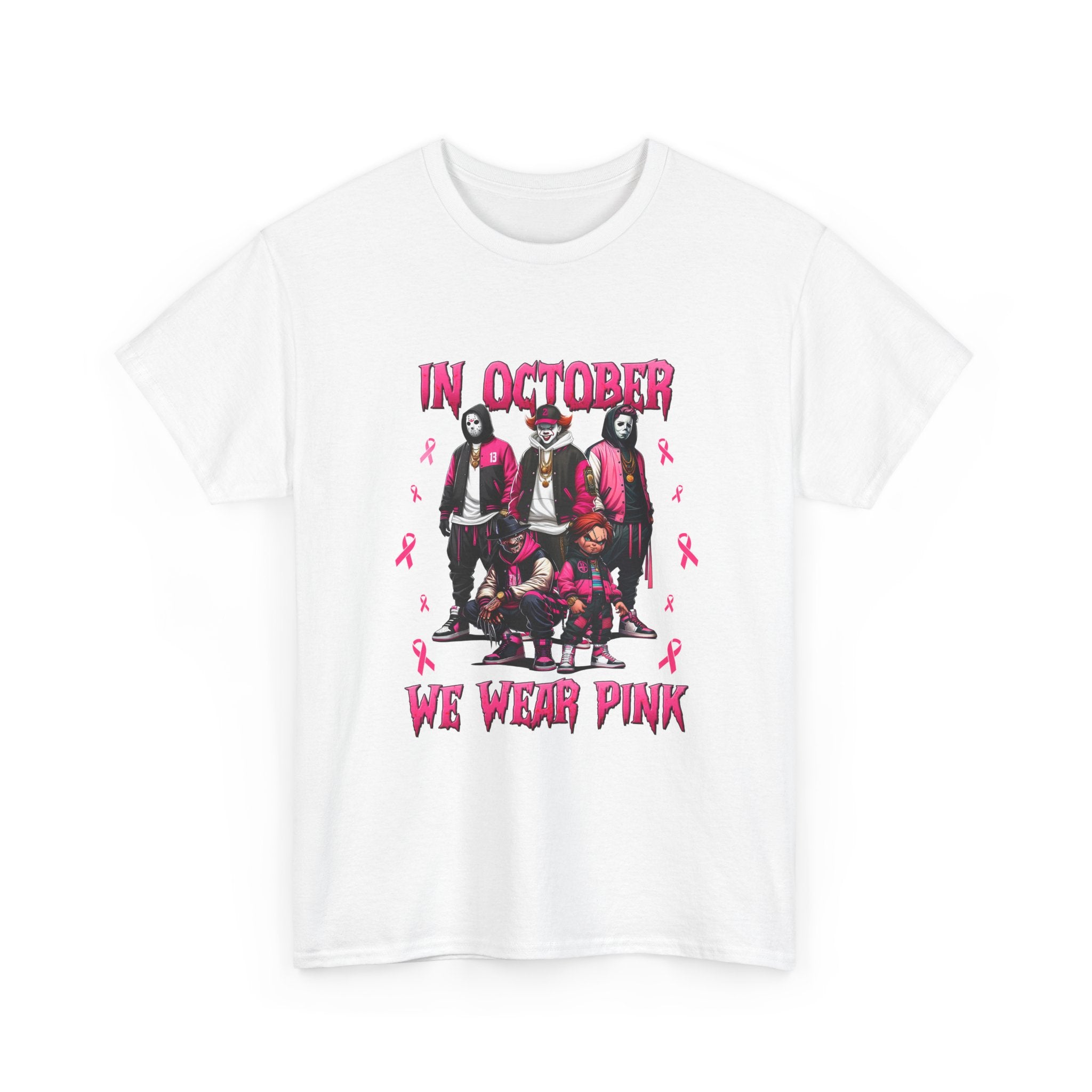 Breast Cancer Awareness 'In October We Wear Pink' T-Shirt
