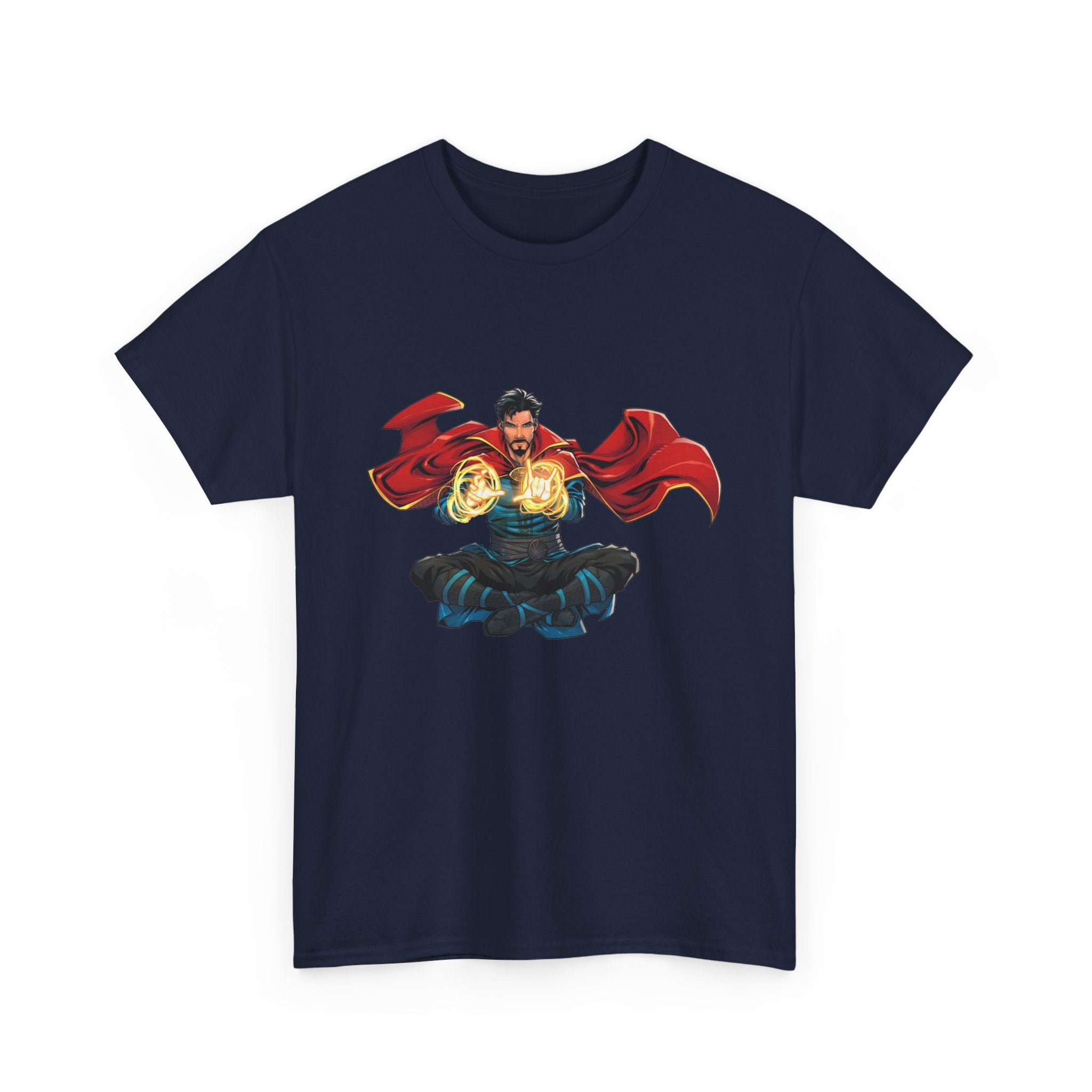 Doctor Strange Graphic Tee — Meditating Wizard with Magic Orbs Graphic T-Shirt
