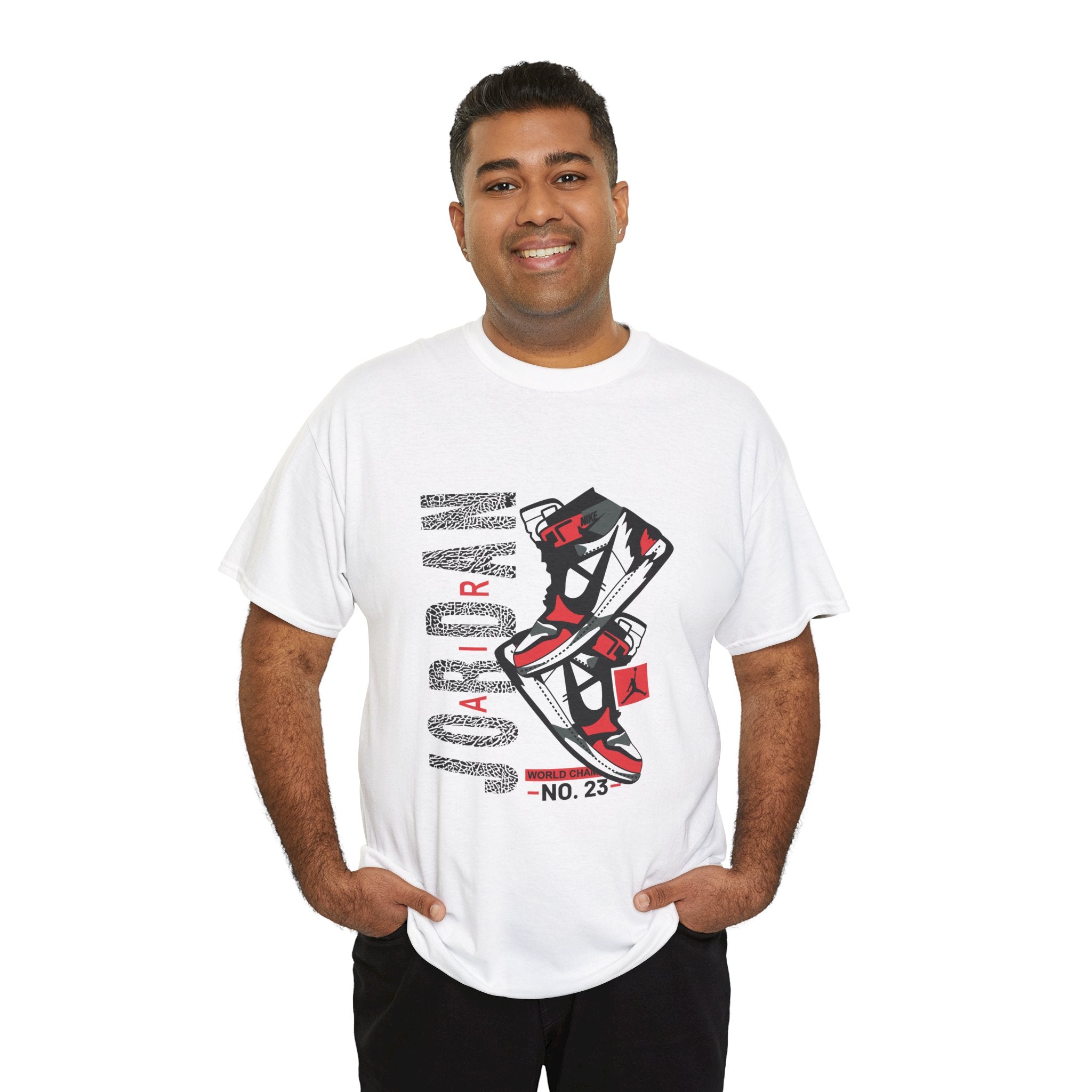 Jordan-Inspired Retro Sneaker Tee — Air No. 23 Graphic T-Shirt