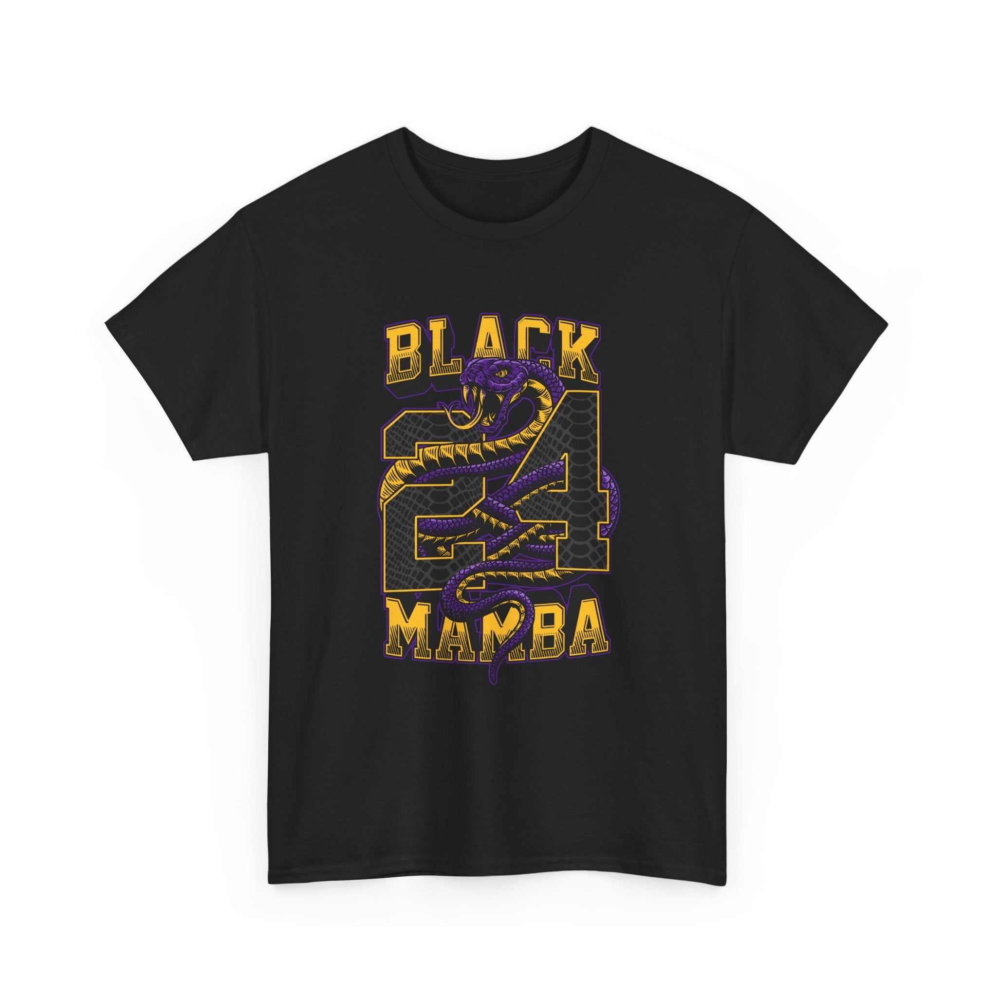 Black Mamba 24 T-Shirt — Snake Graphic Kobe Tribute Tee