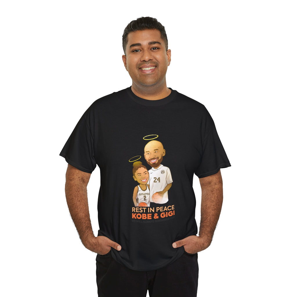 Memorial T-Shirt — "Rest in Peace Kobe & Gigi" Tribute Tee