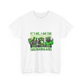 T-Shirt — "It's Me, I Am The Shenanigans" St. Patrick's Day Raccoon Party Tee