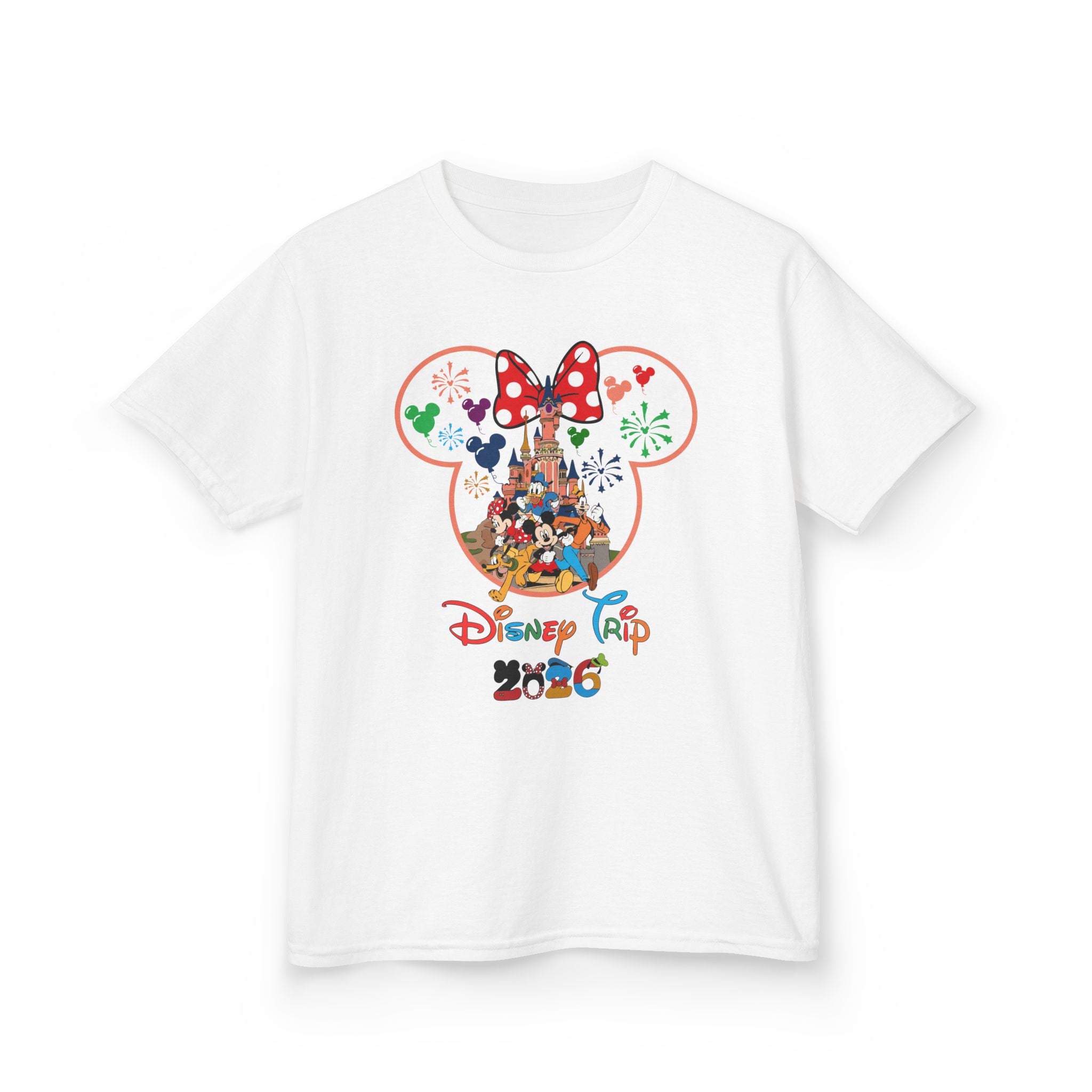 Kids Disney 2026 Minnie Mouse Ear T-Shirt