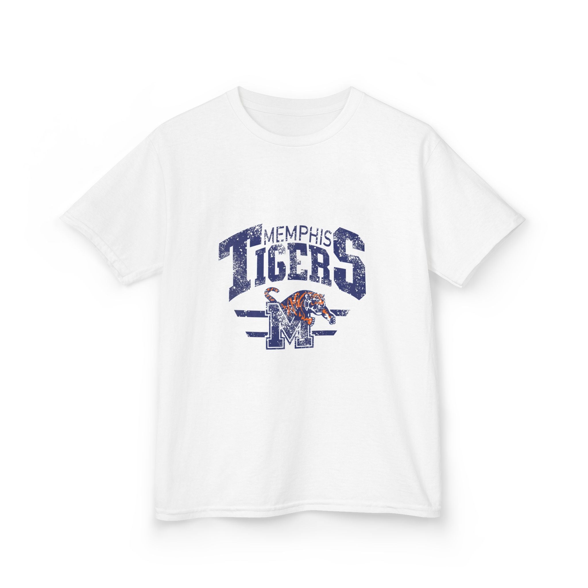 Kids Tee — Vintage 'Memphis Tigers' Distressed Graphic