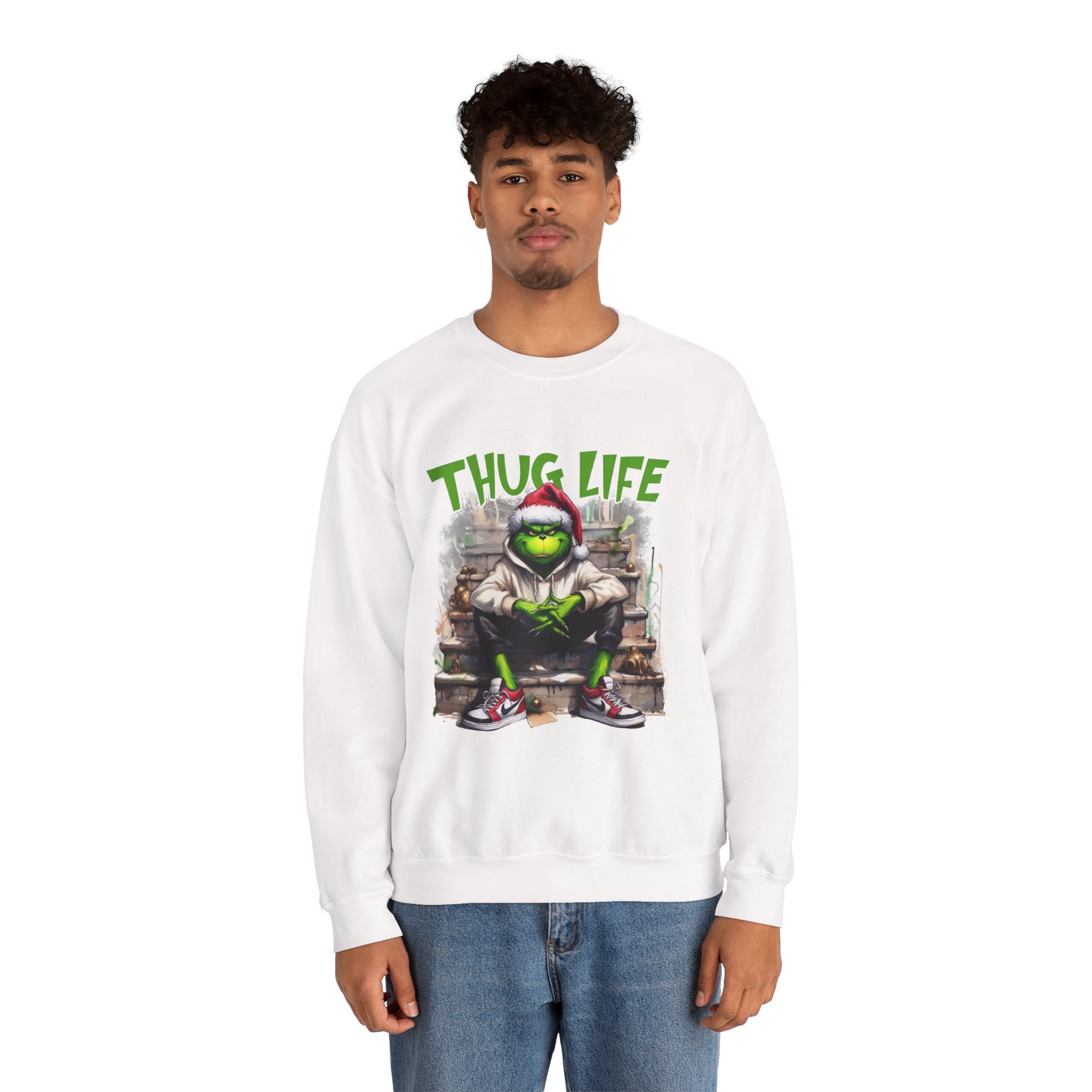Crewneck Sweatshirt — Grinch Streetwear Graphic