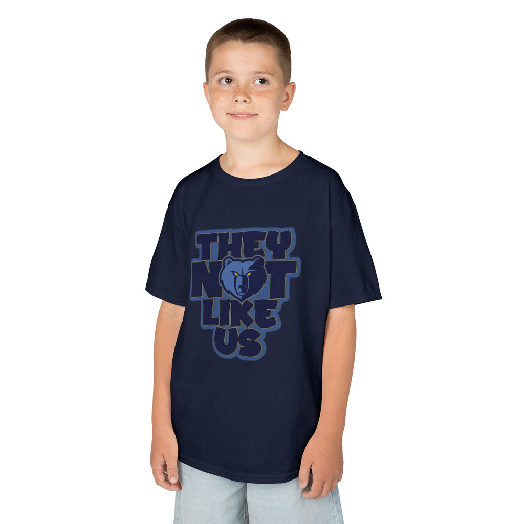 Kids 'They Not Like Us' Graphic Tee - Playful Sports Mascot Shirt