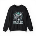 Eagles Football Crewneck Sweatshirt — Eagle & Helmet Graphic