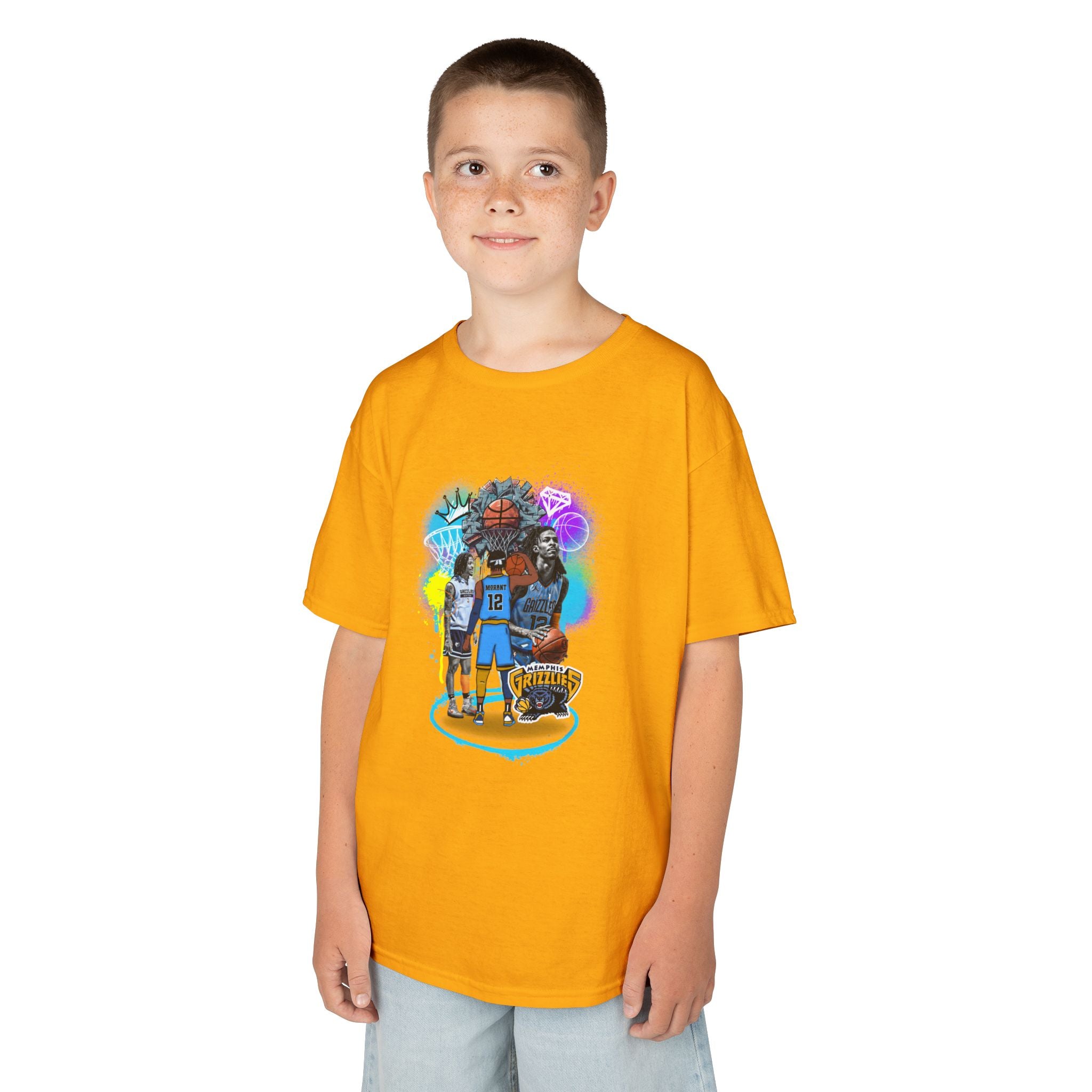 Kids Tee — Colorful Gamer Squad Graphic "Game On" Shirt