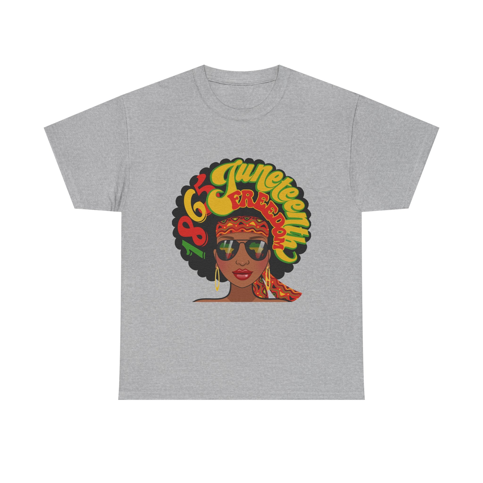 Juneteenth Afro Retro '60s Queen Tee – Vintage Black Girl Magic Graphic T-Shirt