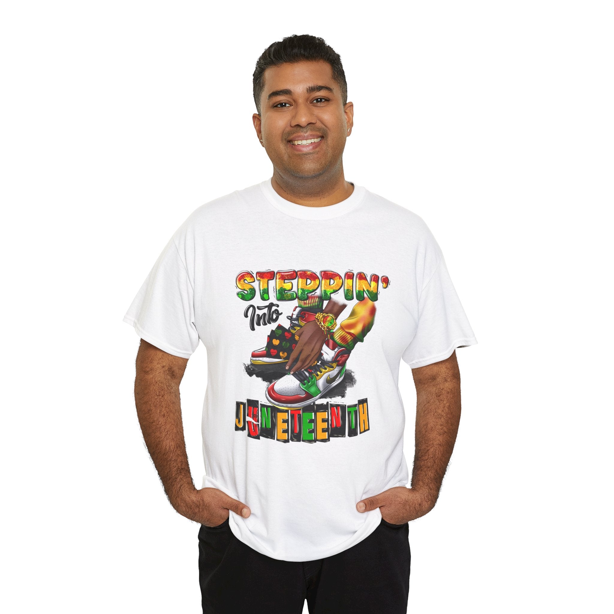 Steppin' Into Juneteenth Tee — Juneteenth Celebration Shirt