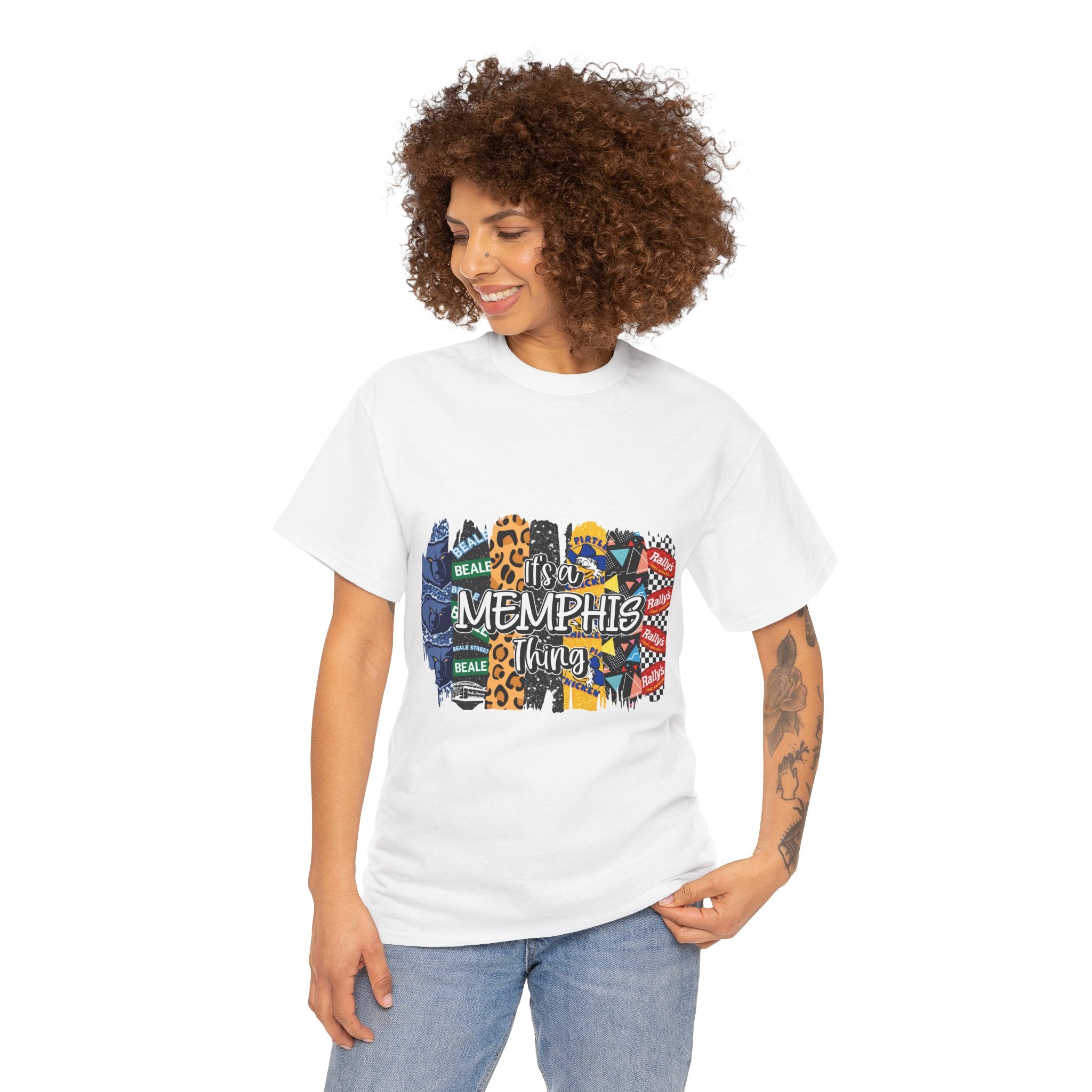 Memphis Collage T-Shirt — 'It's a Memphis Thing' Graphic Tee