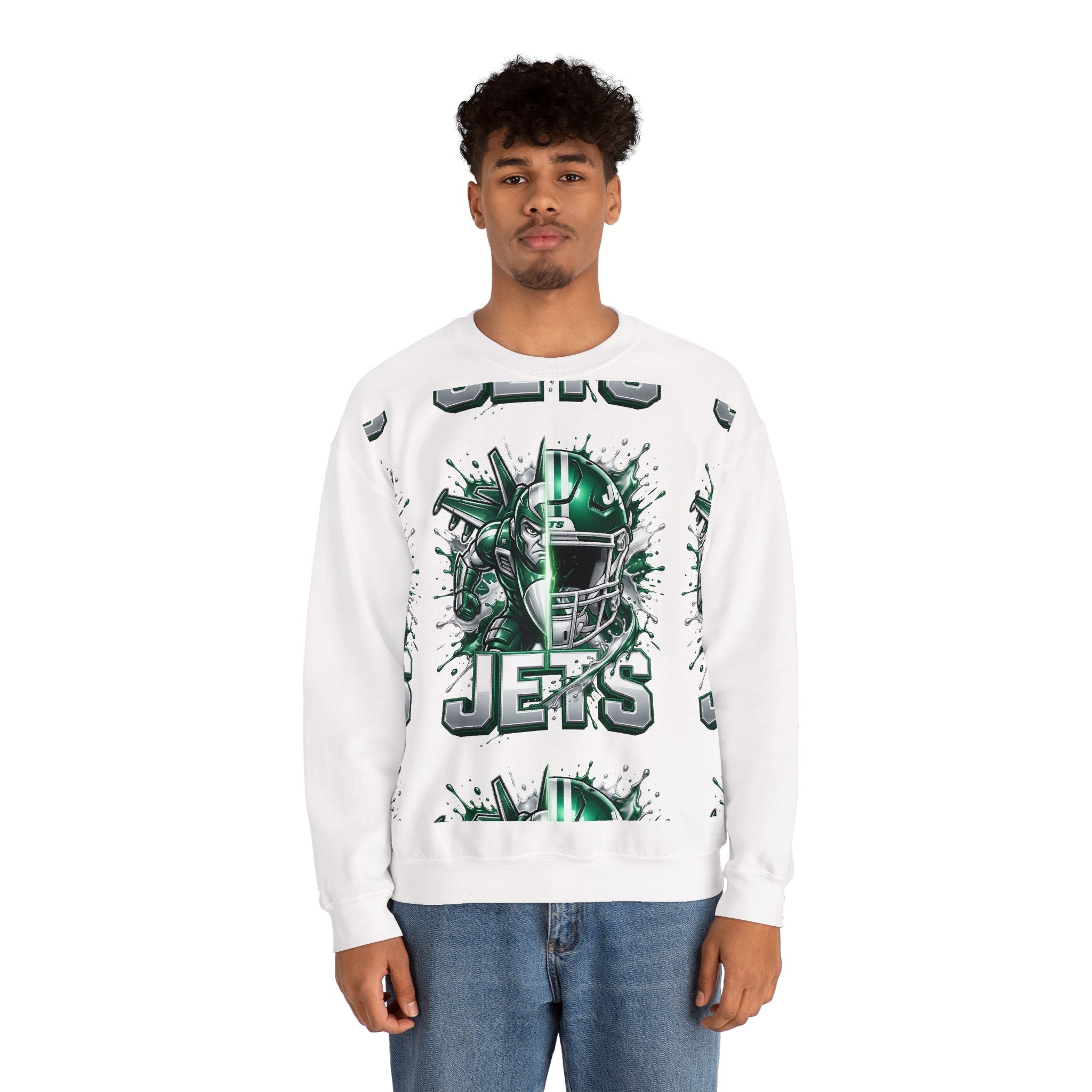 Jets Helmet Graphic Sweatshirt