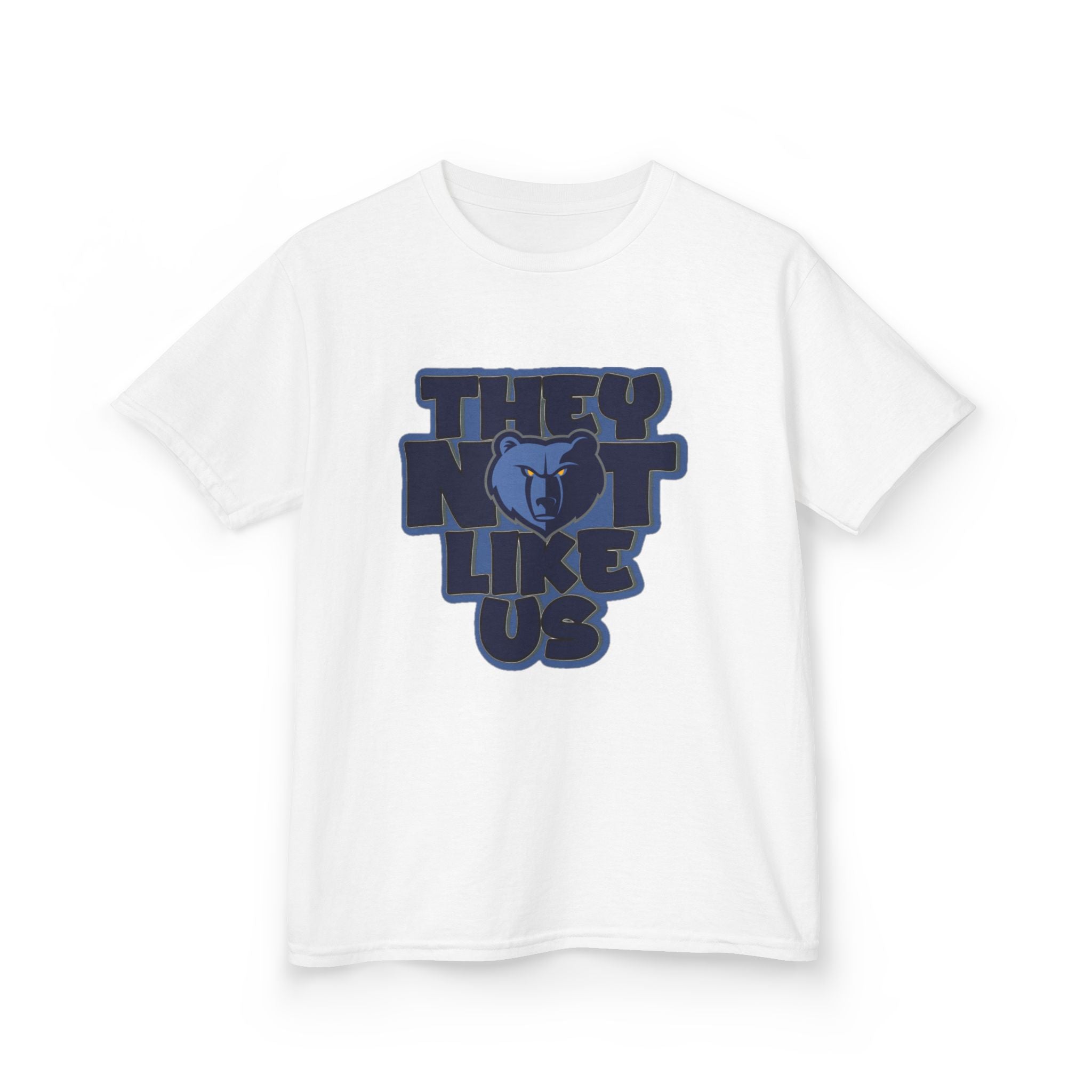 Kids 'They Not Like Us' Graphic Tee - Playful Sports Mascot Shirt