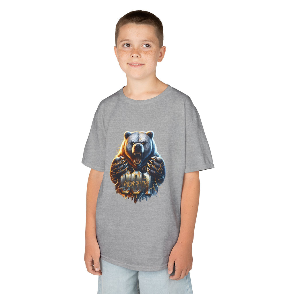 Kids Bear Graphic Tee — Mountain Bear Adventure Shirt