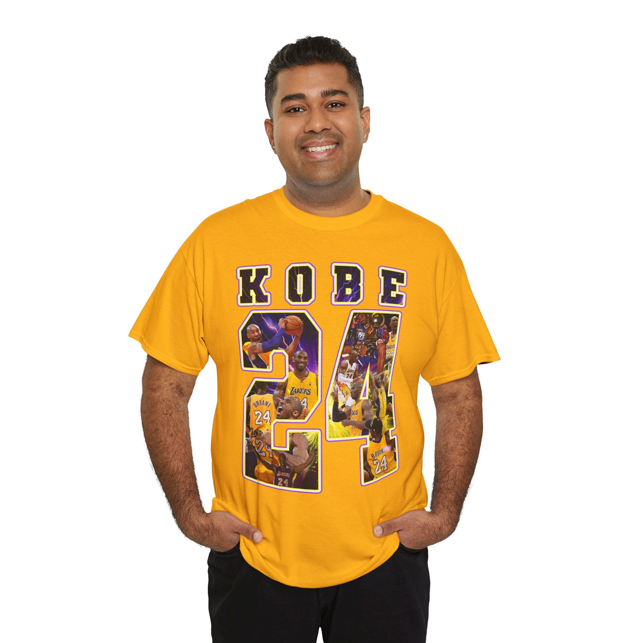Number 24 Basketball Tribute Tee — Kobe 24 Collage Shirt