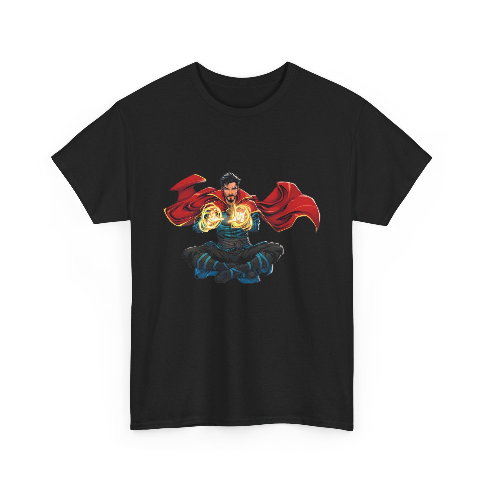 Doctor Strange Graphic Tee — Meditating Wizard with Magic Orbs Graphic T-Shirt