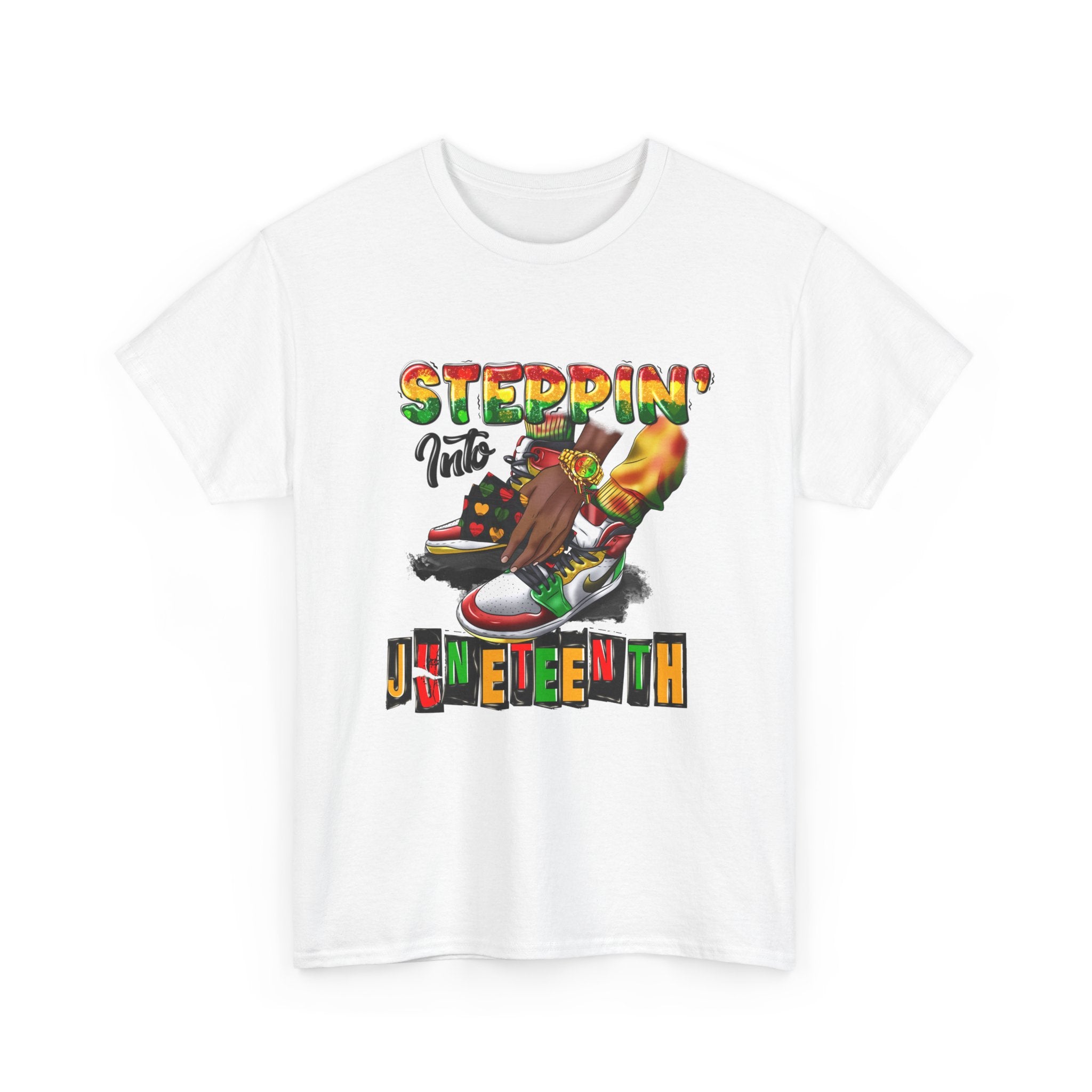Steppin' Into Juneteenth Tee — Juneteenth Celebration Shirt