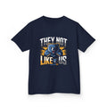 Kids T-Shirt — "They Not Like Us" Grizzly Mascot Sports Tee