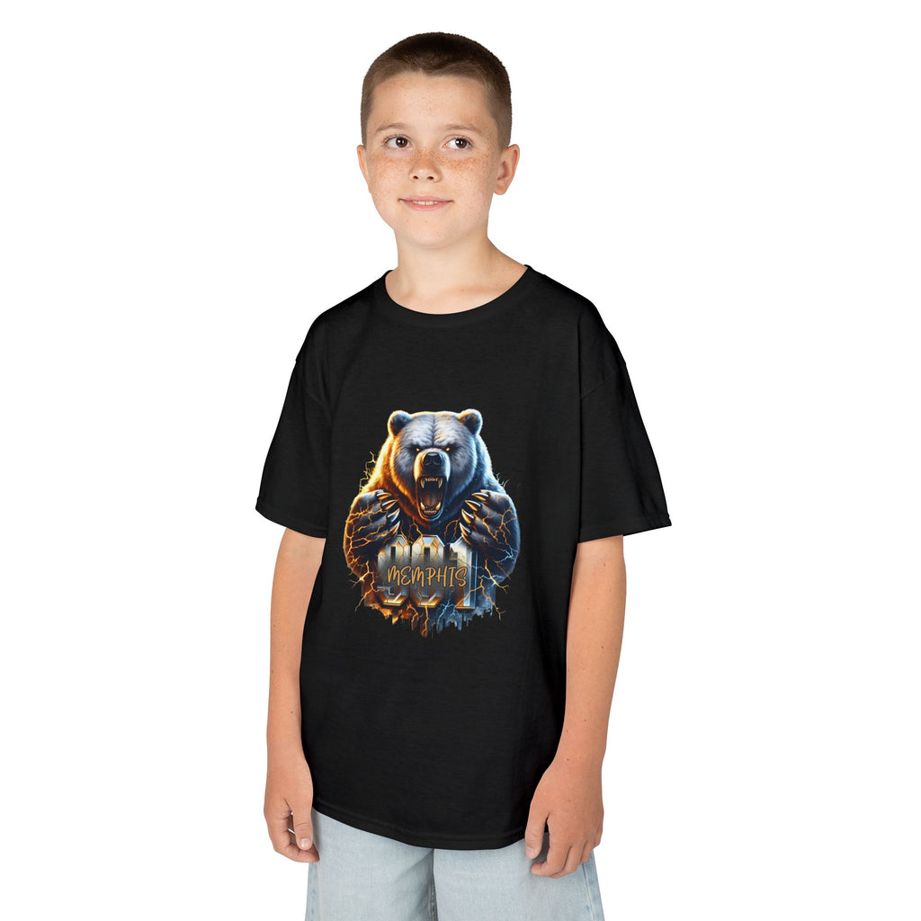 Kids Bear Graphic Tee — Mountain Bear Adventure Shirt