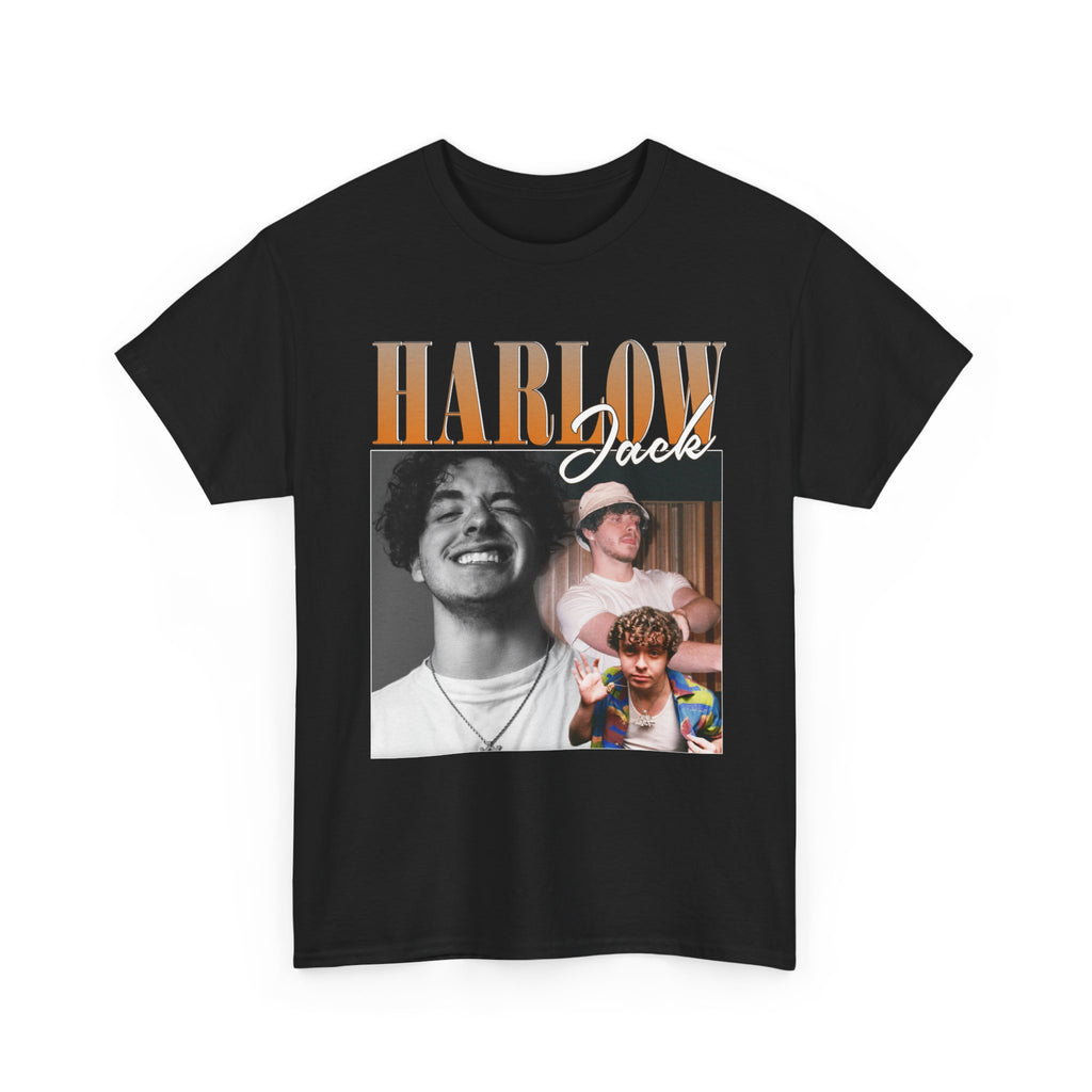 Harlow Jack Photo Collage Tee — Retro Band Graphic T‑Shirt