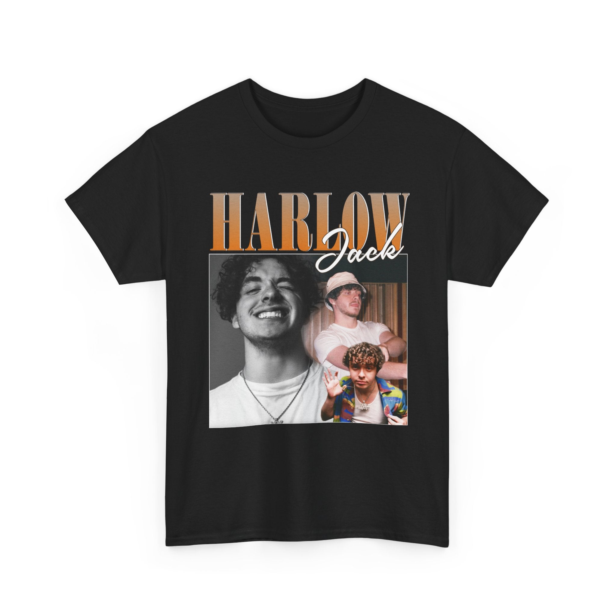Harlow Jack Photo Collage Tee — Retro Band Graphic T‑Shirt