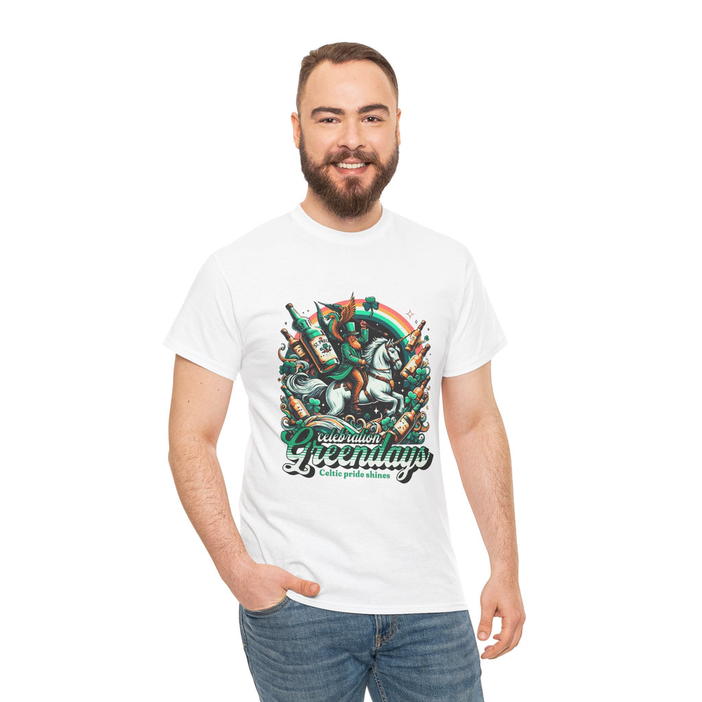 St. Patrick Celebration Greendays Rock Band Tee — St. Patrick's Day Graphic T-Shirt