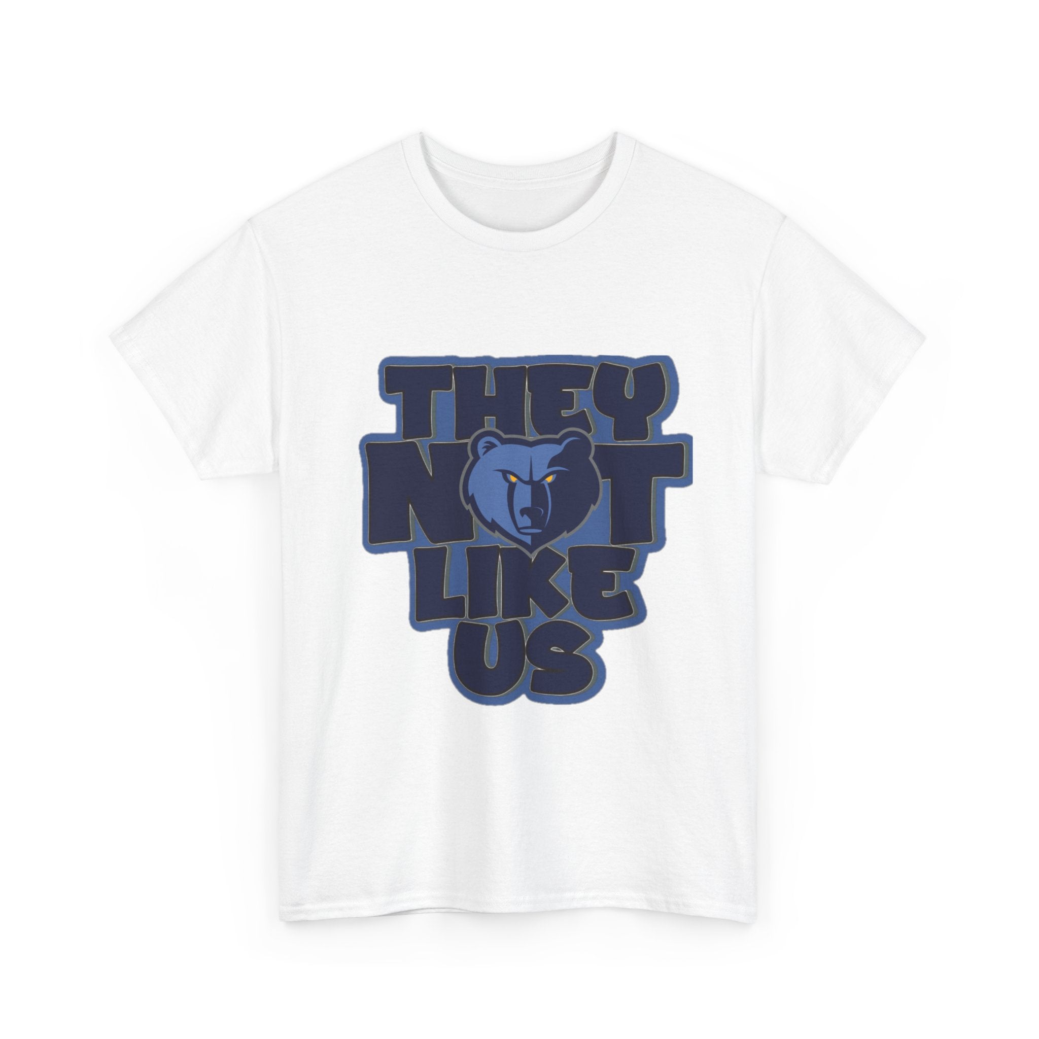 They Not Like Us Bear T-Shirt — Retro Grizzlies Fan Tee
