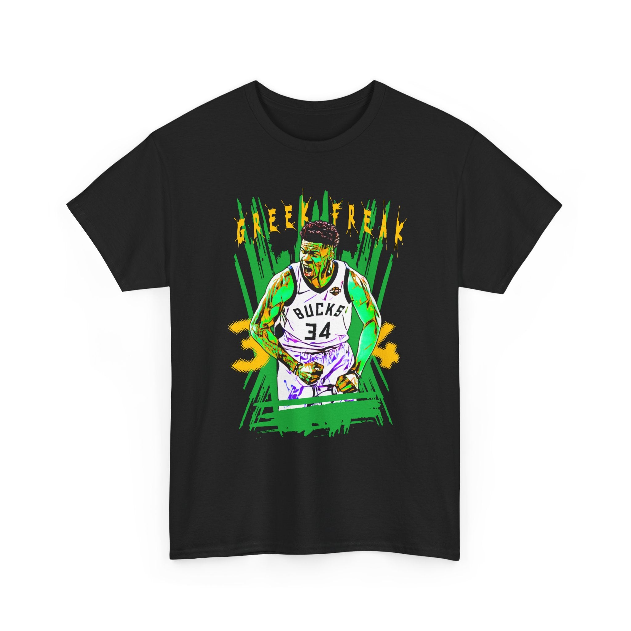 Basketball Tee — 'Greek Freak' Giannis Antetokounmpo Graphic Shirt