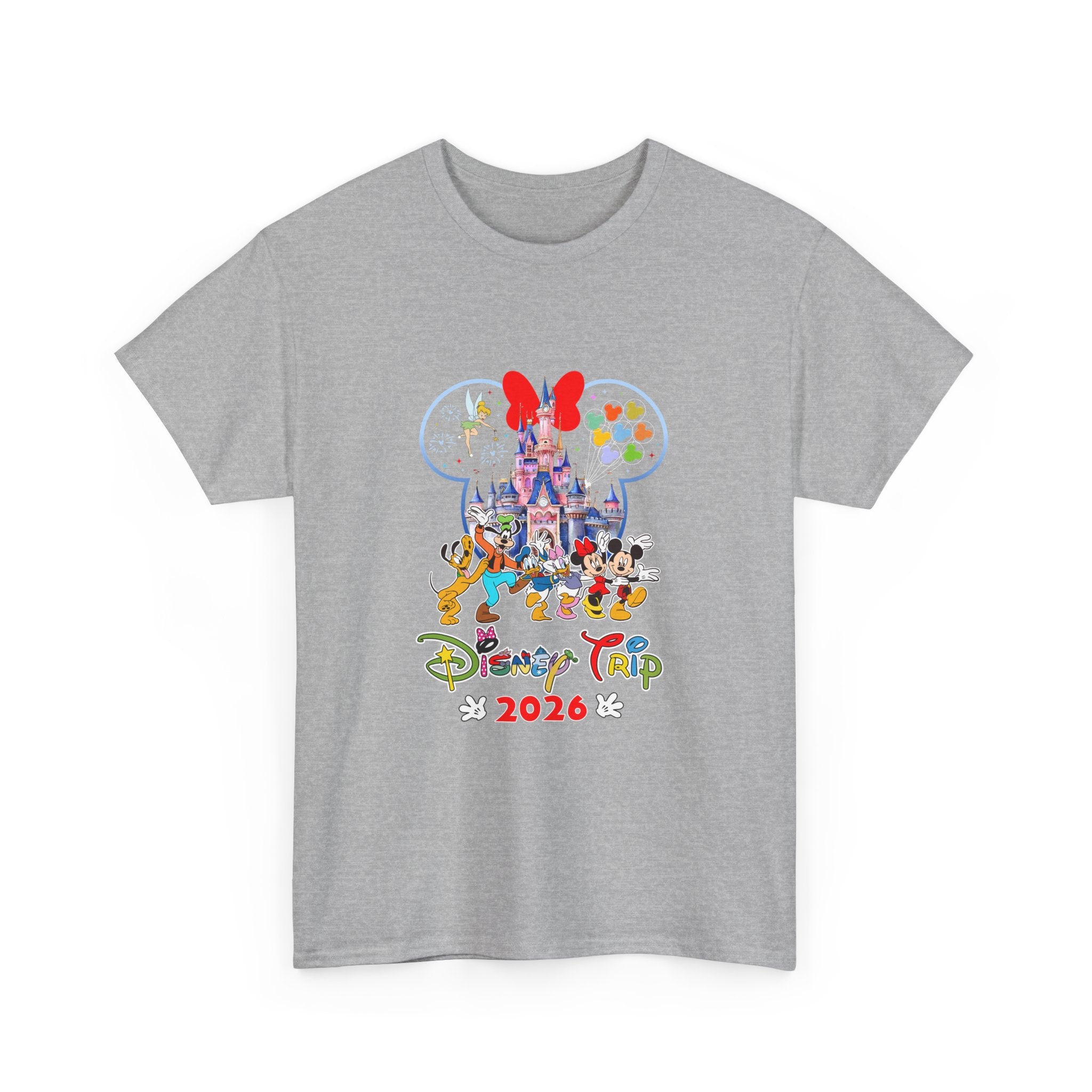 Disney Trip 2026 T‑Shirt — Castle & Characters Vacation Tee