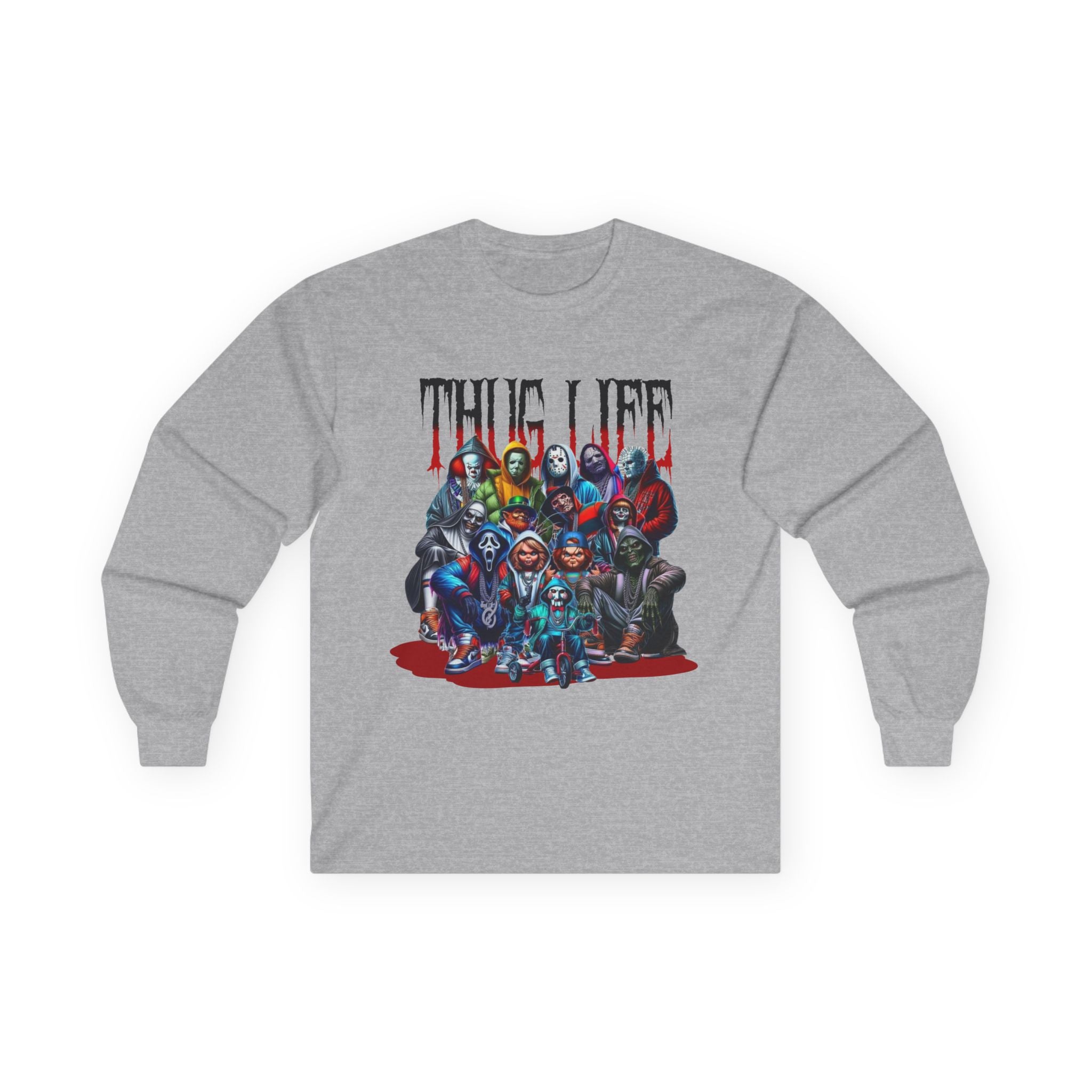 Horror Character Crew "T-Life" Long Sleeve Tee