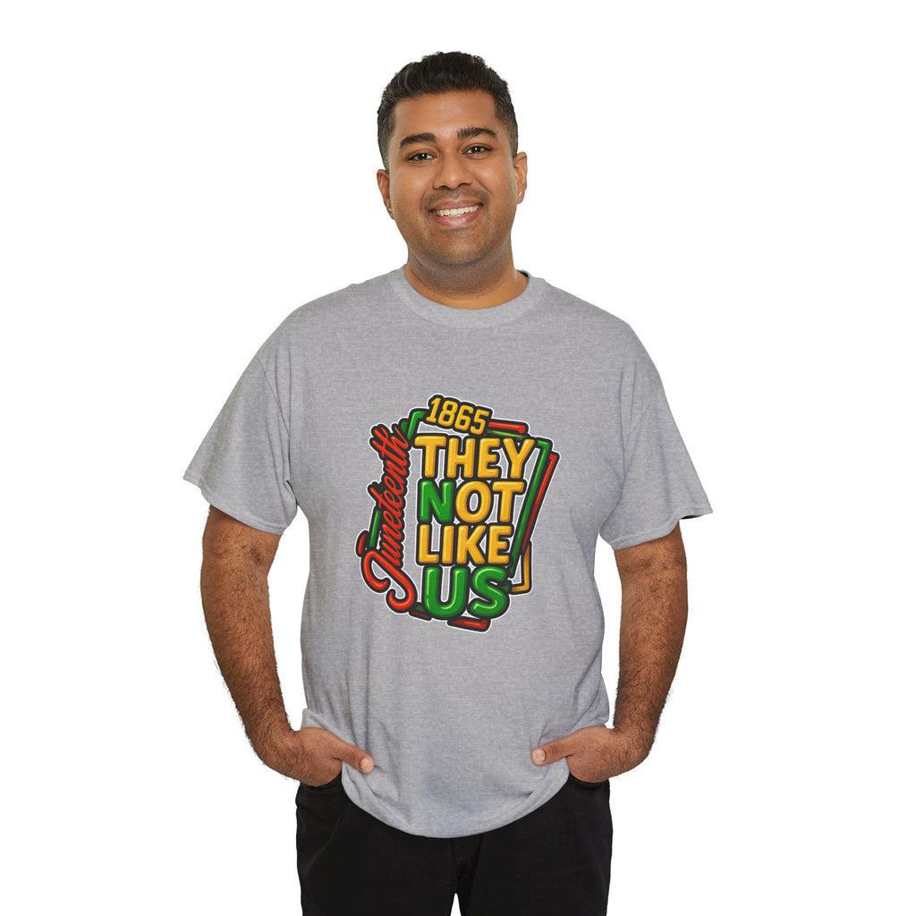 Juneteenth T-Shirt — '1865 They Not Like Us' Retro Civil Rights Statement Tee