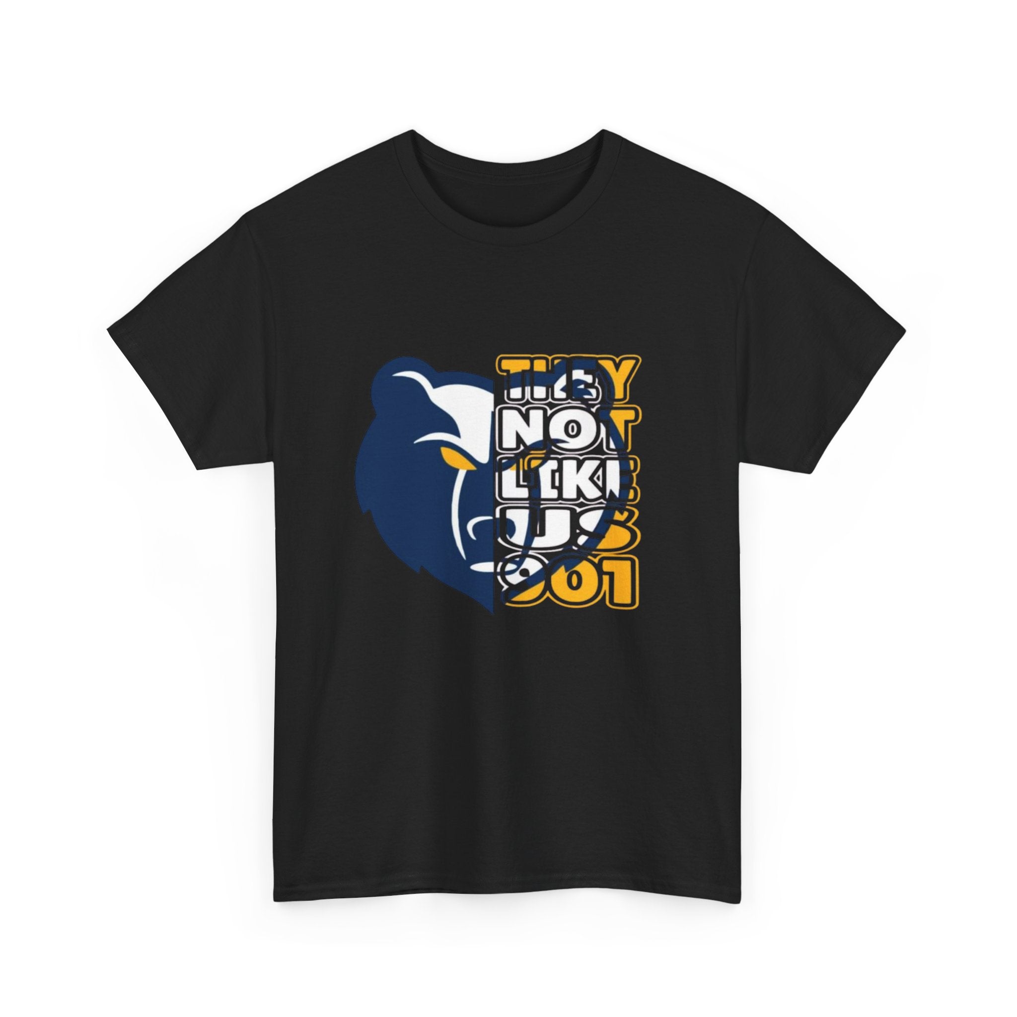 Grizzly Face Split Graphic T-Shirt — "They Be Grizz 901" Memphis Basketball Tee