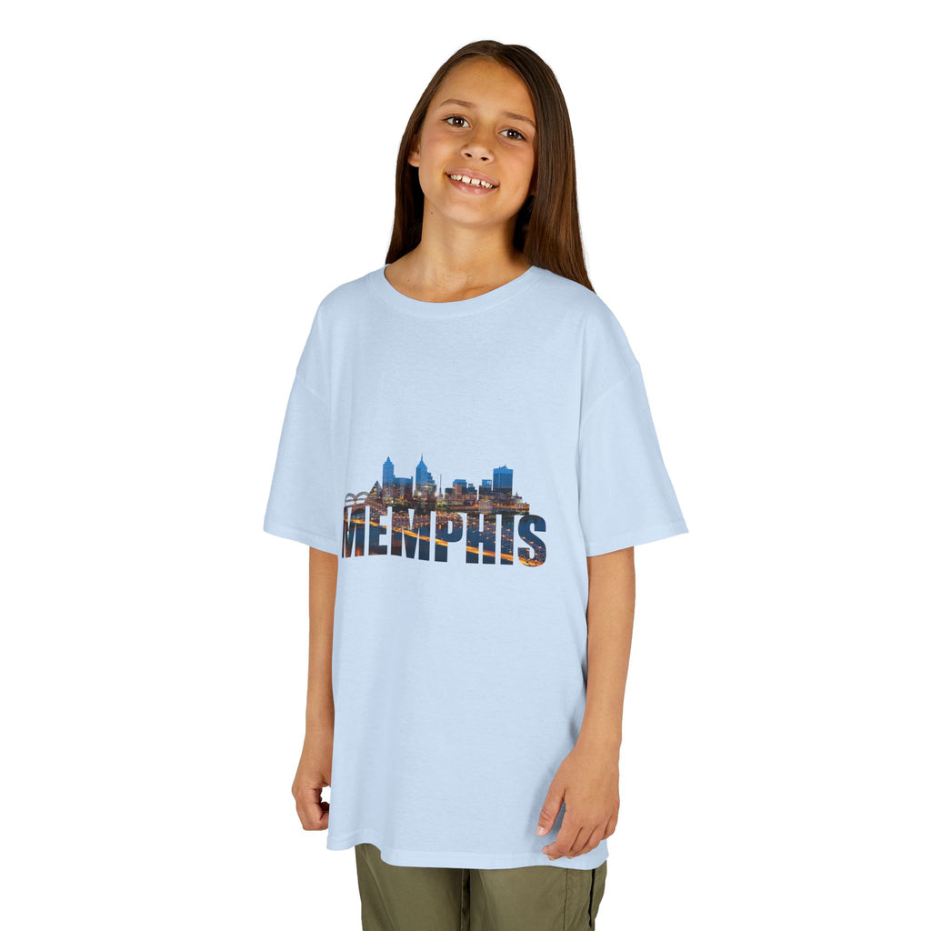 Kids Tee — Memphis Skyline Graphic T-Shirt