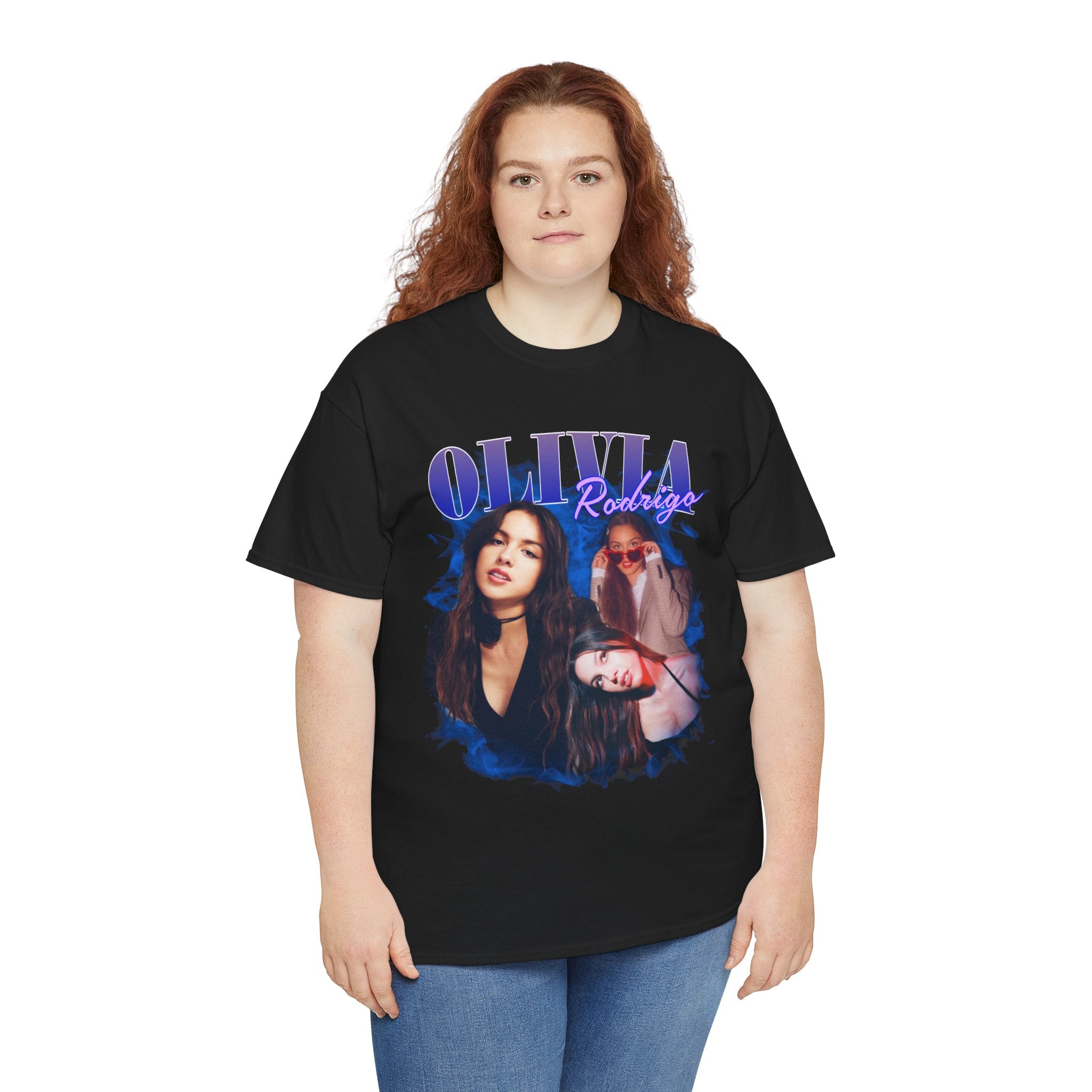 Olivia Rodrigo Graphic Tee — Retro Photo Collage Shirt
