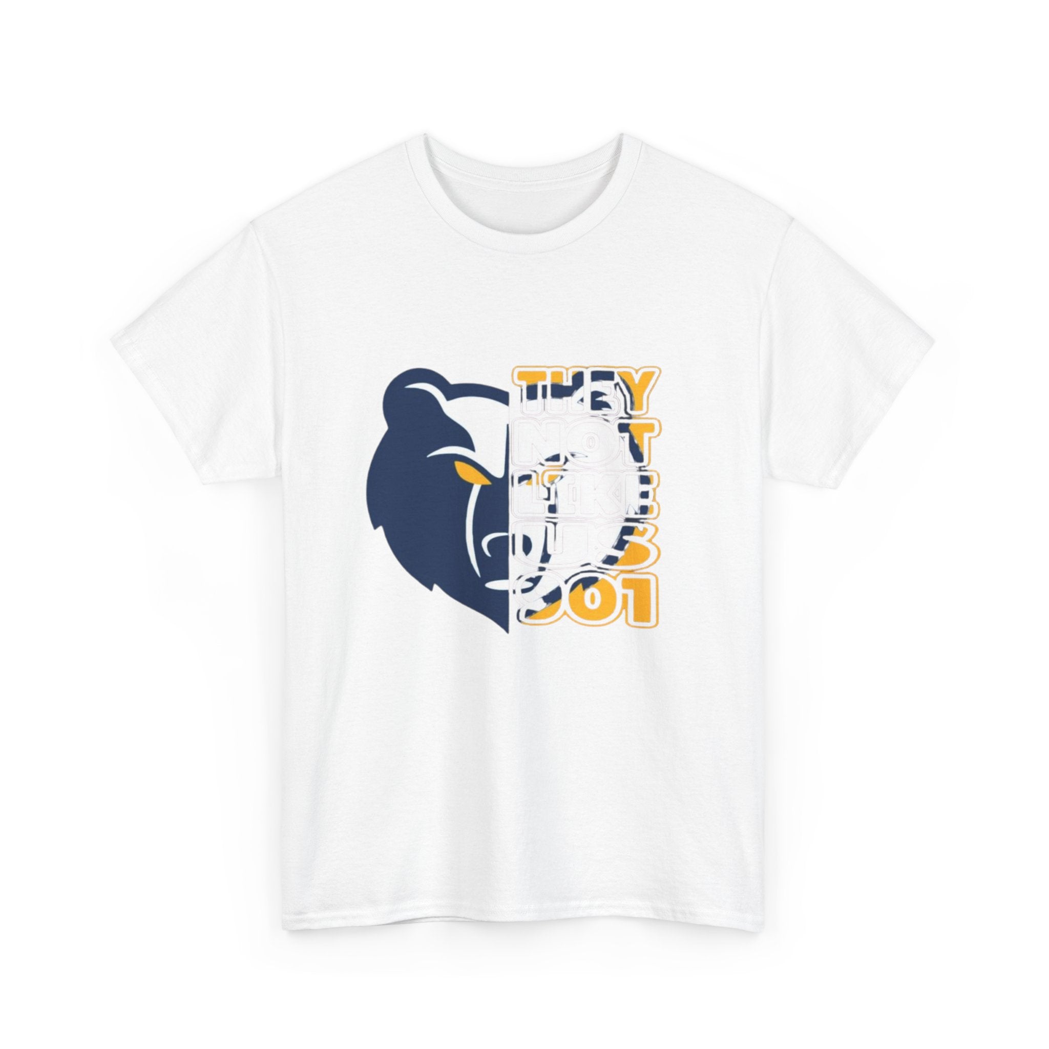 Grizzly Face Split Graphic T-Shirt — "They Be Grizz 901" Memphis Basketball Tee
